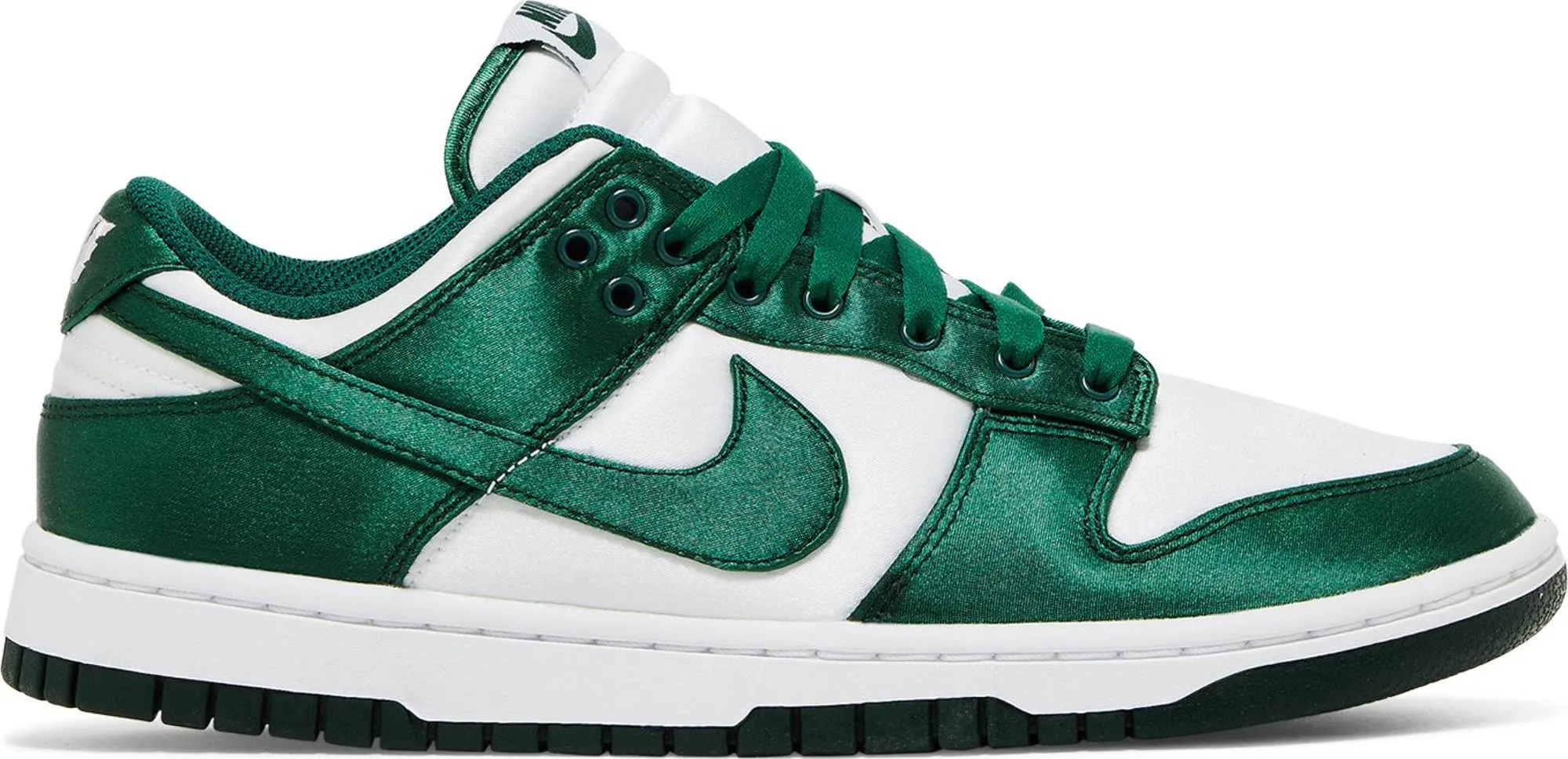 Nike Women's Dunk Low 'Michigan State Satin' Sneakers sold by Zulily