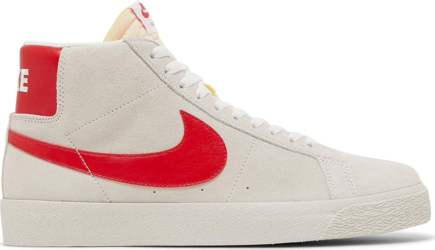 Nike Men's Sb Blazer Mid 'Summit White University Red' Sneakers made by Nike