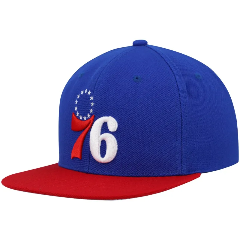 Mitchell & Ness Men's NBA Philadelphia 76Ers Team 2 Tone 2.0 Snapback made by Mitchell & Ness