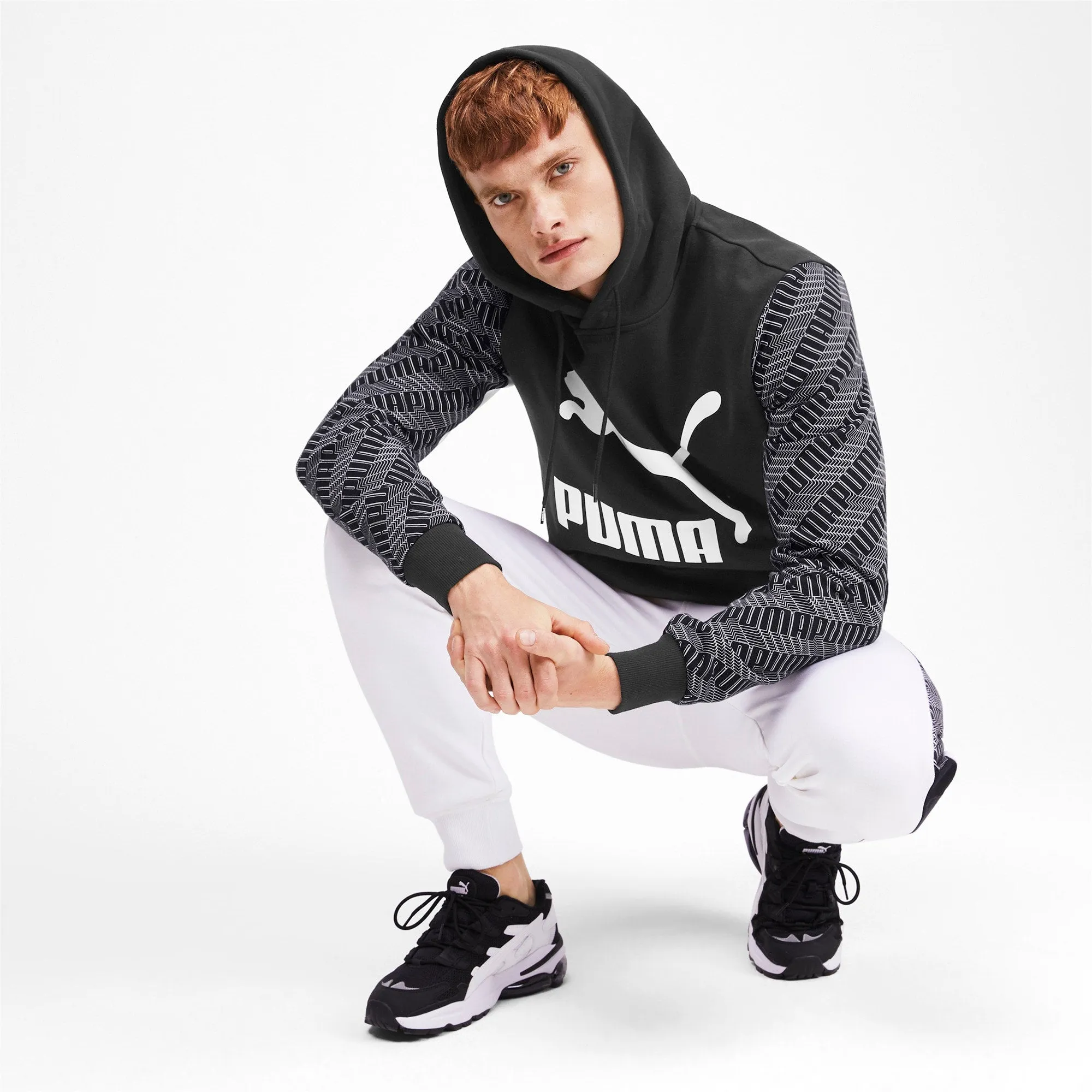 Puma Men's Classics Graphic Hoody Aop Hoodies sold by Zulily product image thumbnail 3