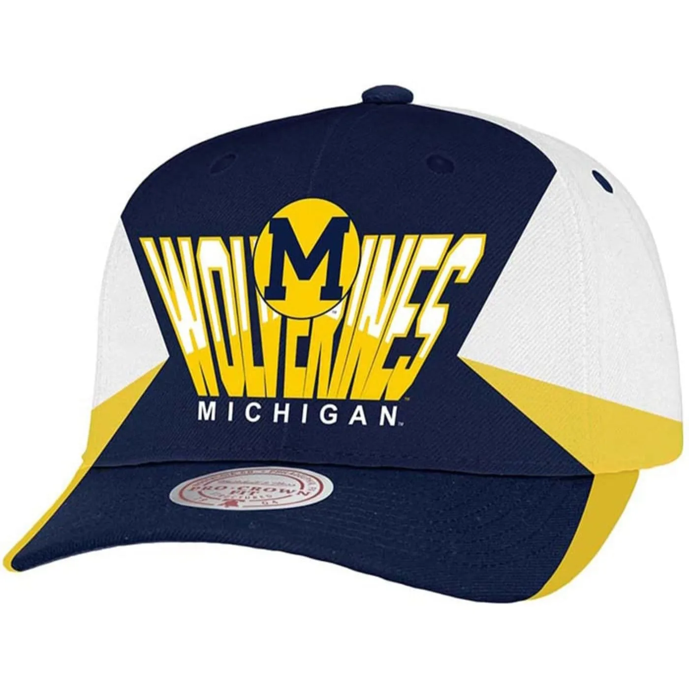 Mitchell & Ness Men's Ncaa Retrodome Pro Snapback Michigan Snapback Caps sold by Zulily