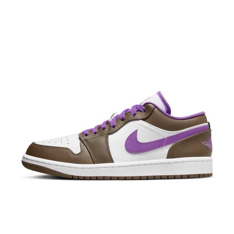 Air Jordan Men's Retro 1 Low 'Purple Mocha' Sneakers made by Jordan