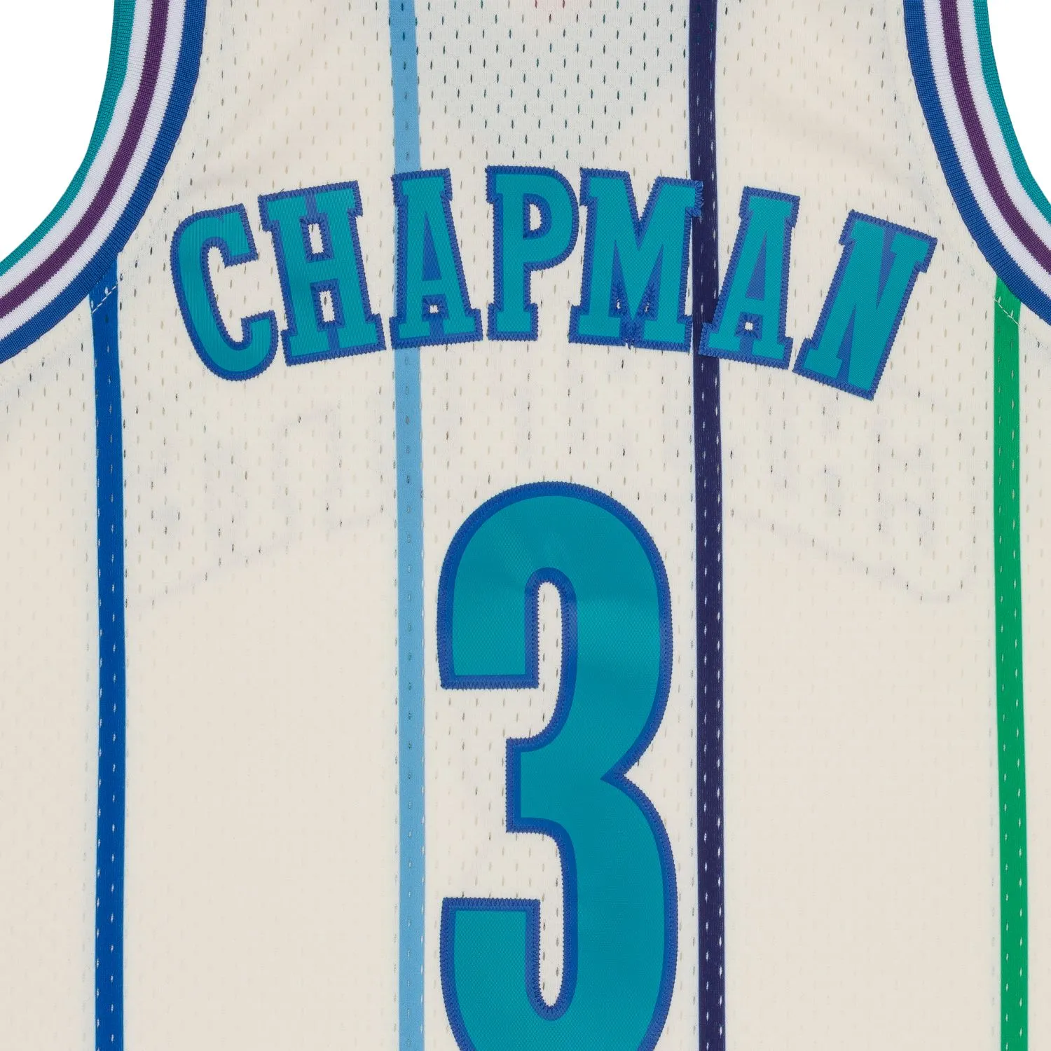 Mitchell & Ness Men's Cream Team Color Swingman Jersey Hornets 1988 Rex Chapman Jerseys sold by Zulily product image thumbnail 4