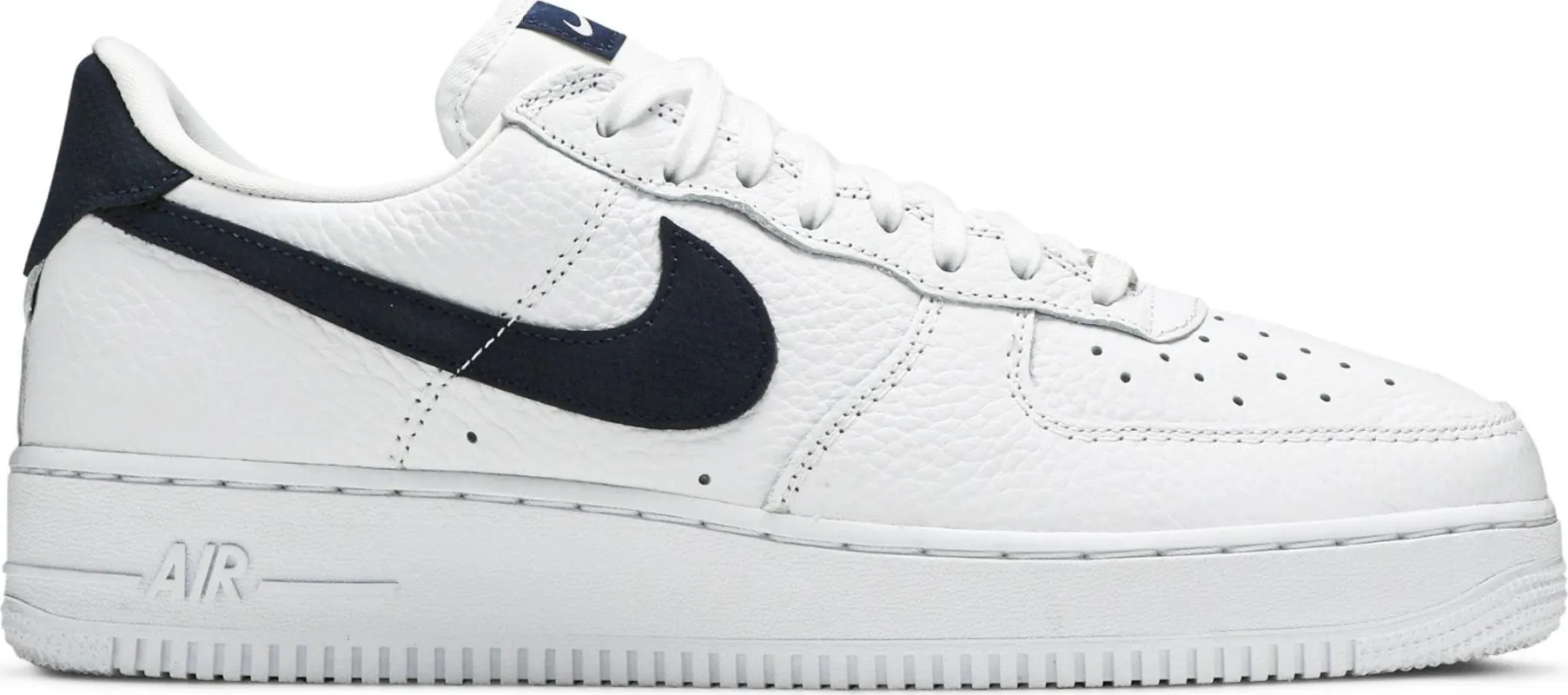 Nike Men's Air Force 1 Craft 'White Obsidian' Sneakers sold by Zulily