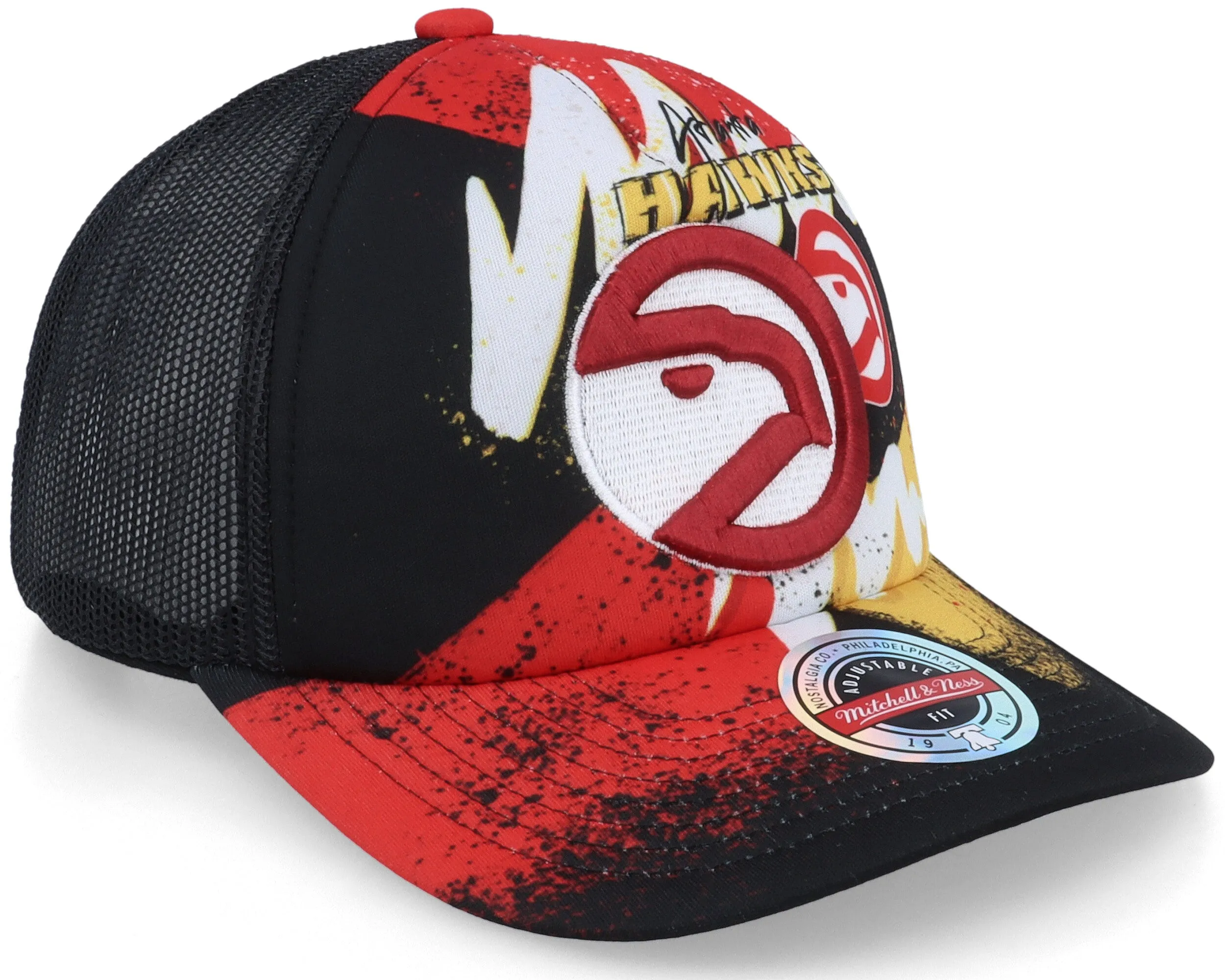 Mitchell & Ness Men's NBA Atlanta Hawks Hyper Trucker Snapback sold by Zulily product image thumbnail 2