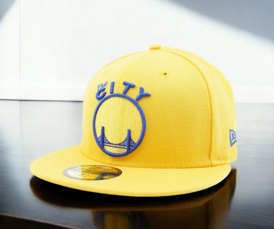 New Era Men's NBA Golden State Warriors Classic Wool 59Fifty Fitted sold by Zulily