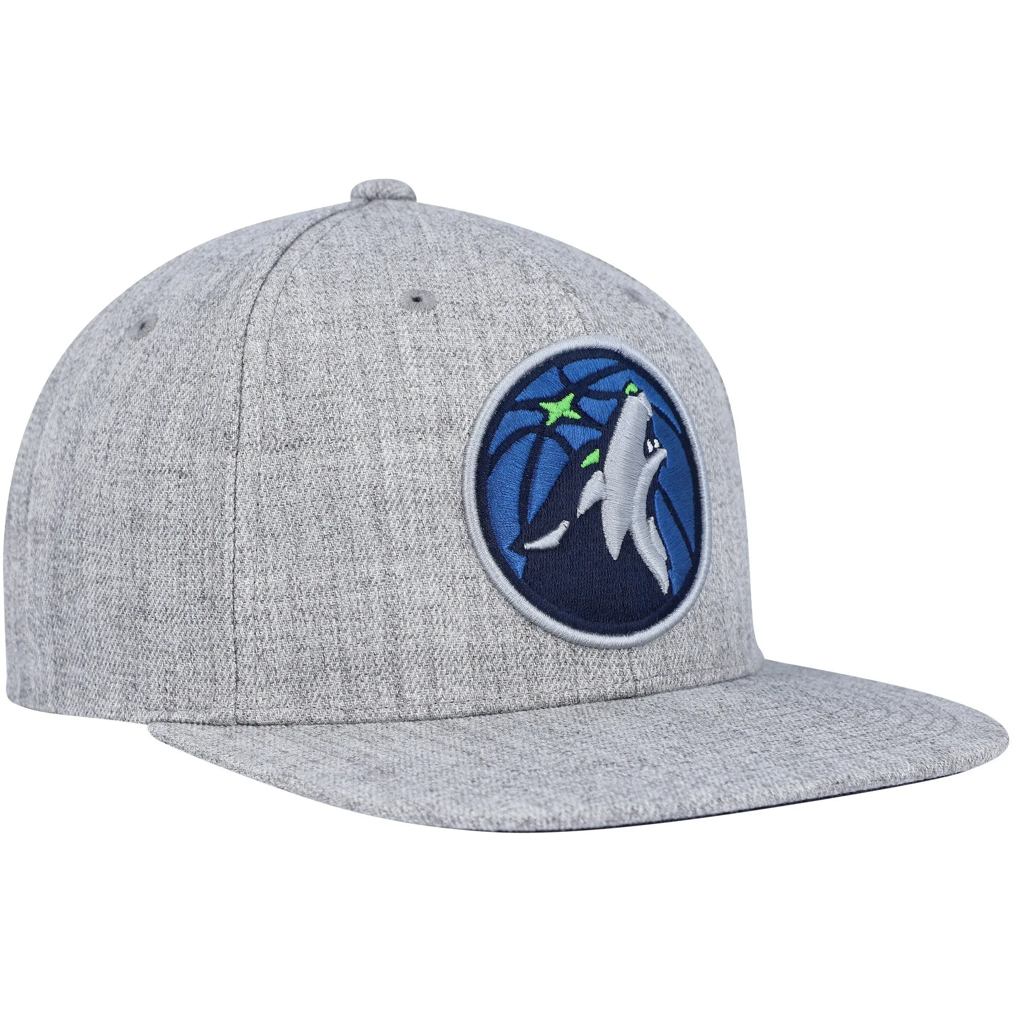 Mitchell & Ness Men's NBA Team Heather 2.0 Snapback Timberwolves Snapback Caps sold by Zulily product image thumbnail 3