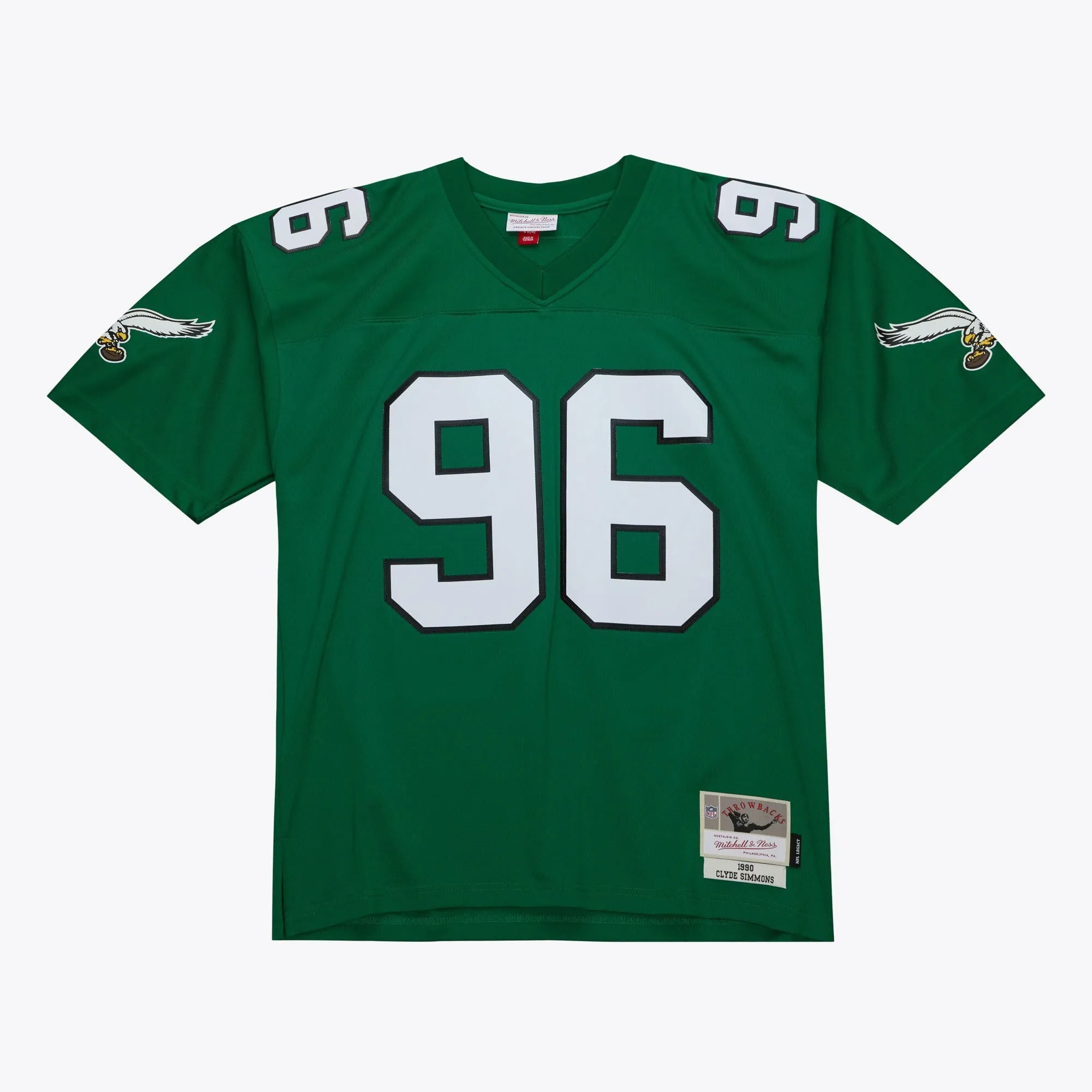 Mitchell & Ness Men's NFL Dark Jersey Eagles 1990 Clyde Simmons Jerseys sold by Zulily