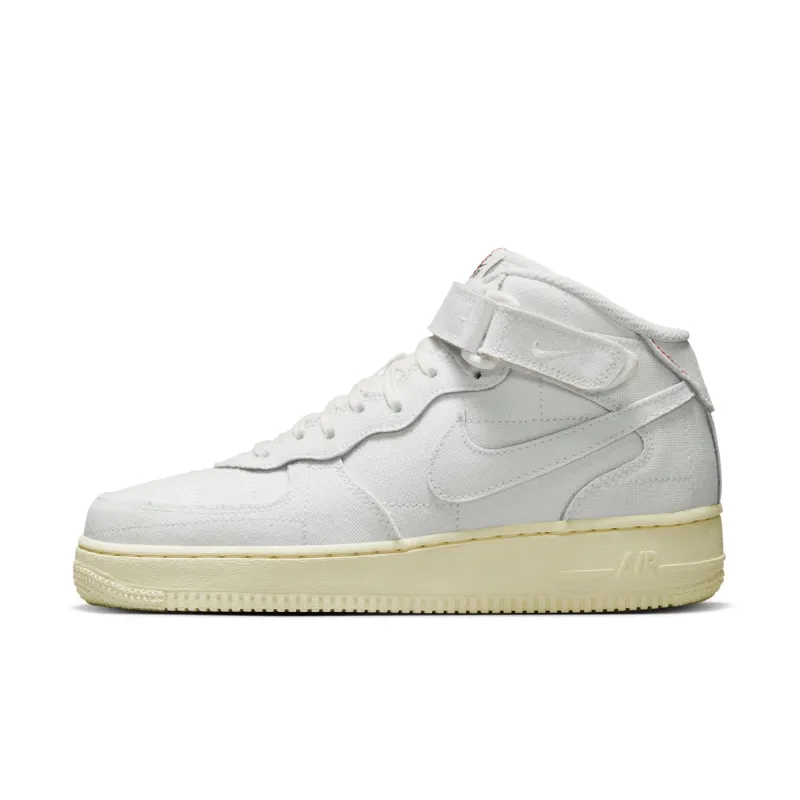 Nike Women's Air Force 1 Mid '07 'Summit White Canvas' Sneakers sold by Zulily