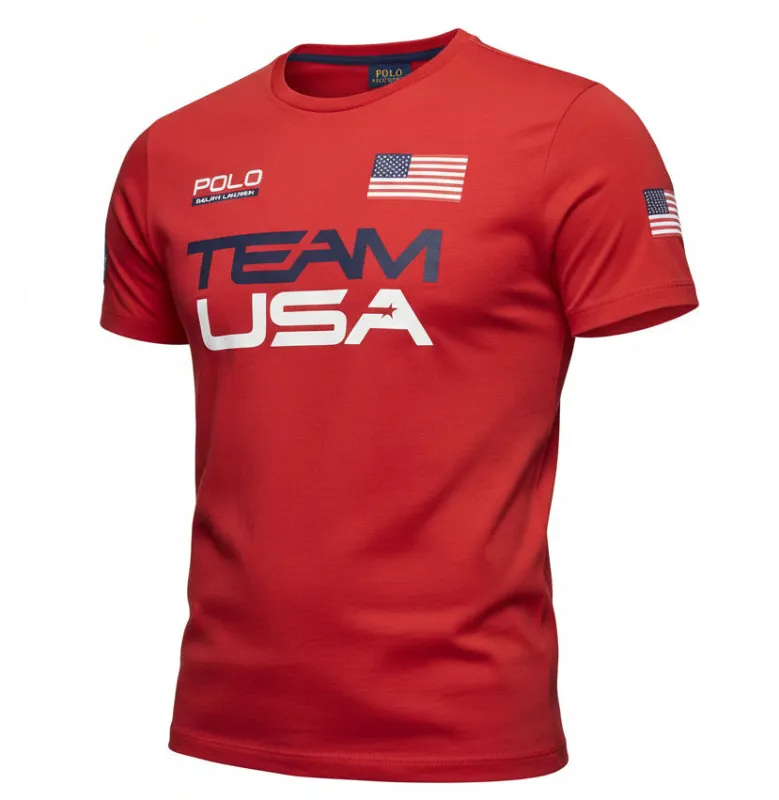 Polo Ralph Lauren Men's Team Usa 2016 Olympics Jersey T-Shirt Jerseys made by Polo by Ralph Lauren