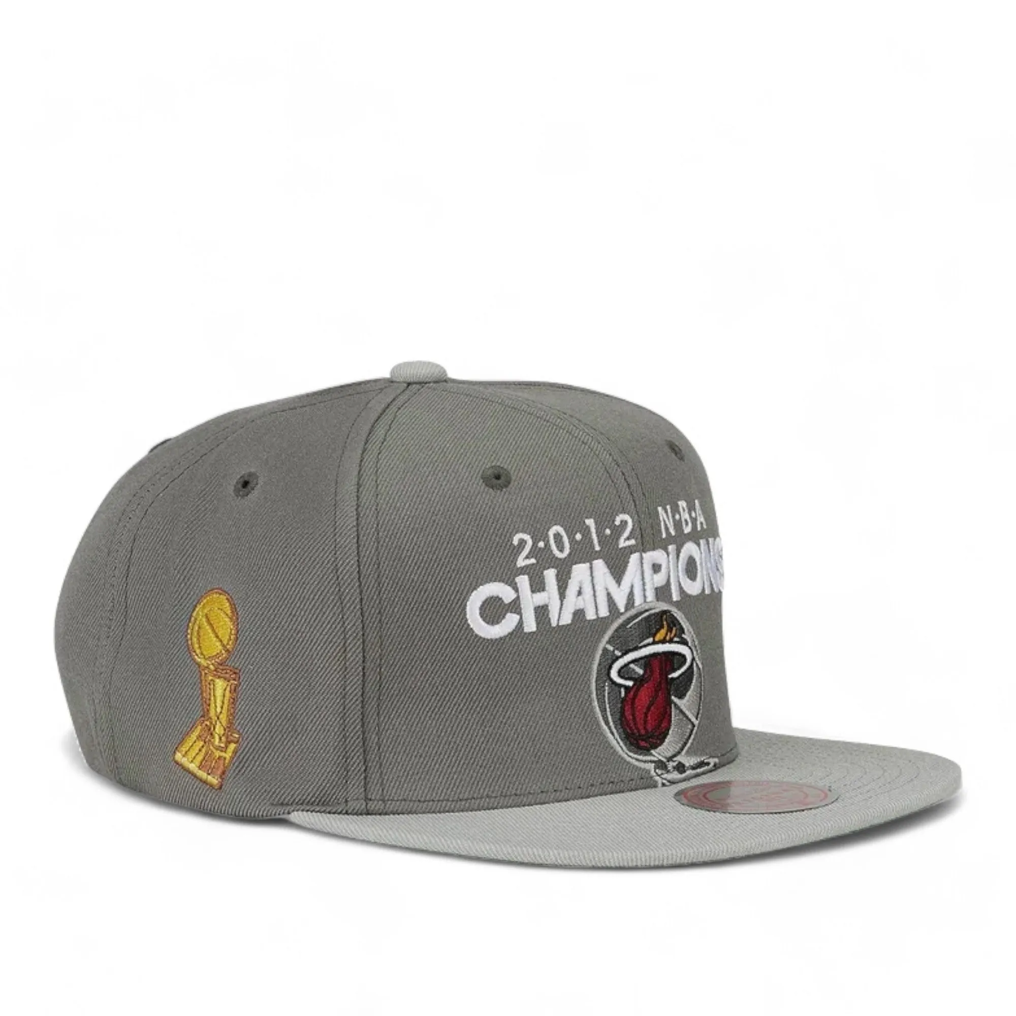Mitchell & Ness Men's NBA 2012 Champs Snapback Hwc Heat Snapback Caps sold by Zulily product image thumbnail 2