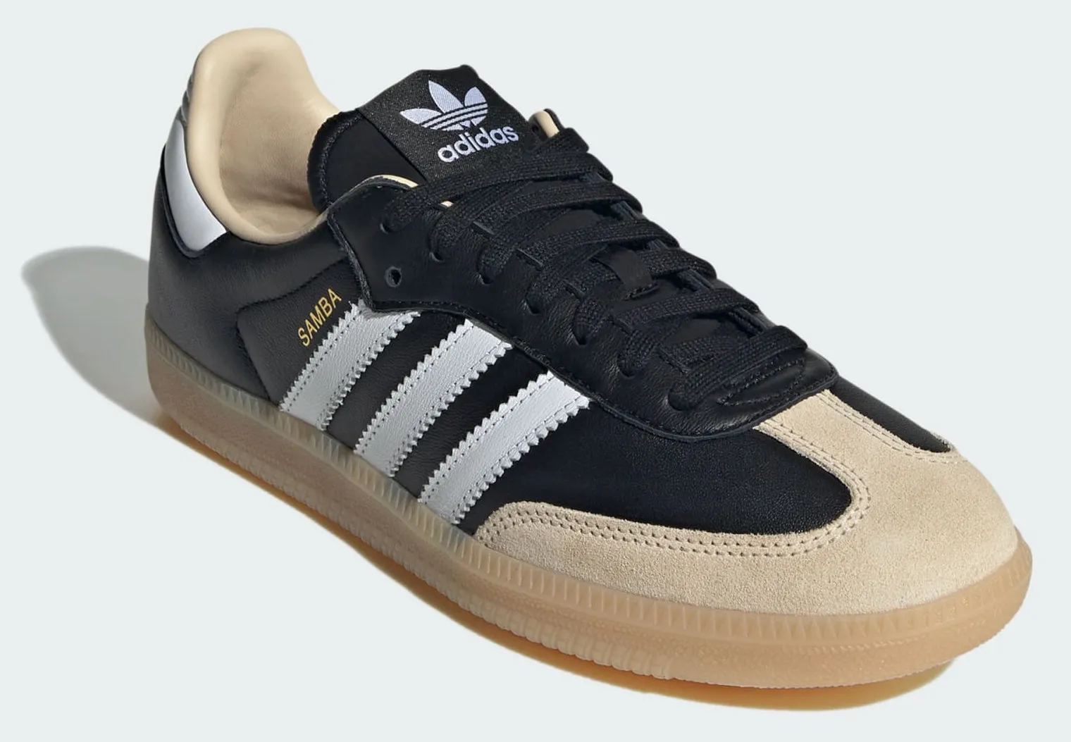 adidas Men's Samba Og 'Core Black Cloud White Gum' Sneakers sold by Zulily product image thumbnail 2