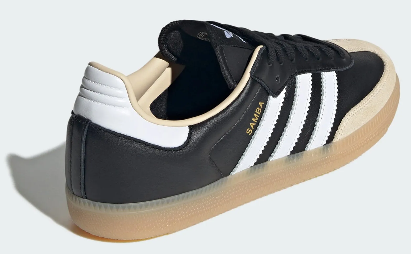 adidas Men's Samba Og 'Core Black Cloud White Gum' Sneakers sold by Zulily product image thumbnail 4