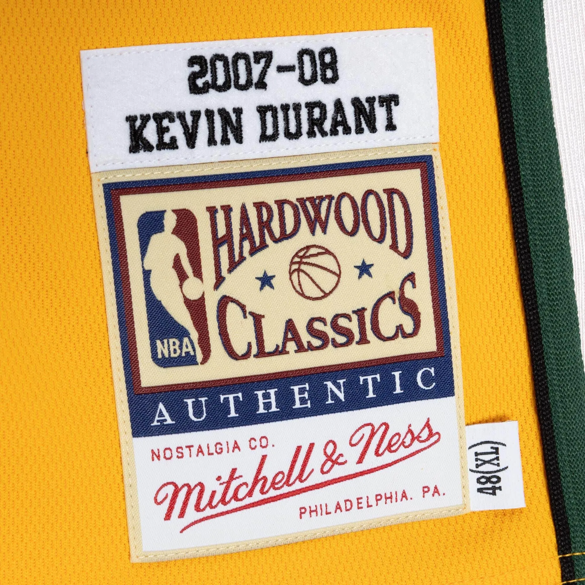 Mitchell & Ness NBA Authentic Jersey Seattle Supersonics 07 Kevin Durant Jerseys sold by Zulily product image thumbnail 4