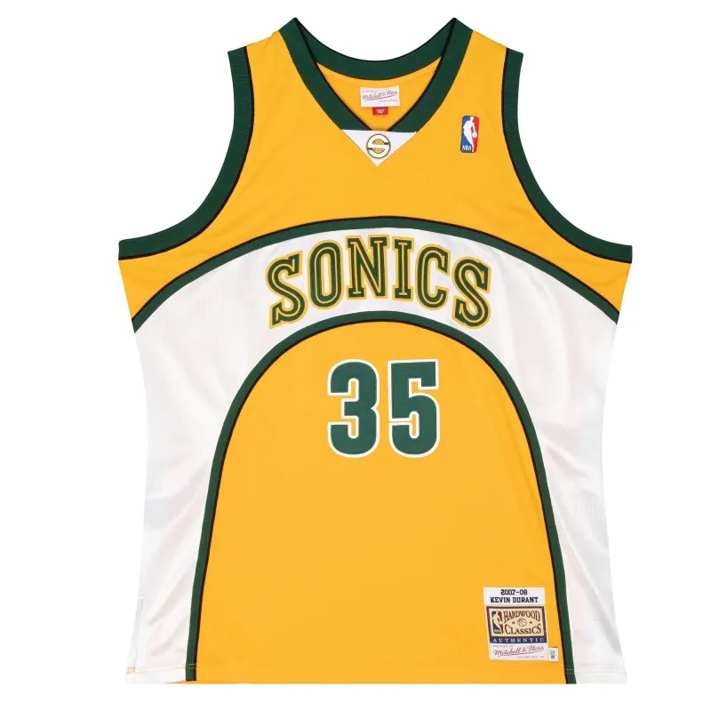 Mitchell & Ness NBA Authentic Jersey Seattle Supersonics 07 Kevin Durant Jerseys sold by Zulily