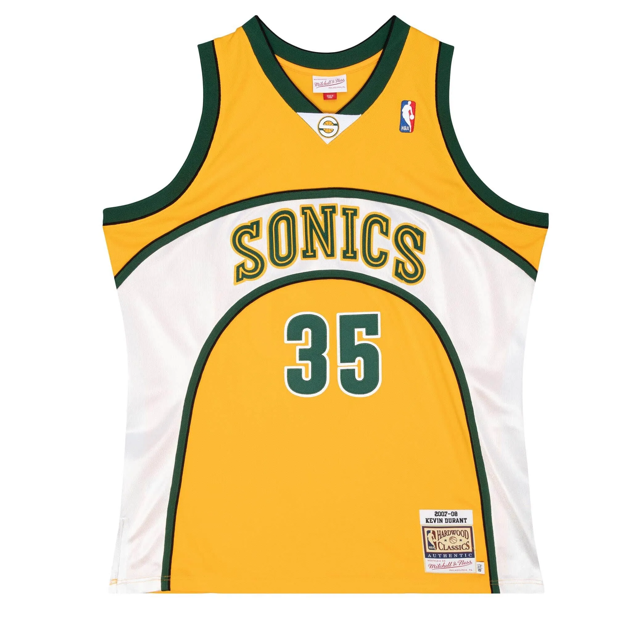 Mitchell & Ness NBA Authentic Jersey Seattle Supersonics 07 Kevin Durant Jerseys sold by Zulily
