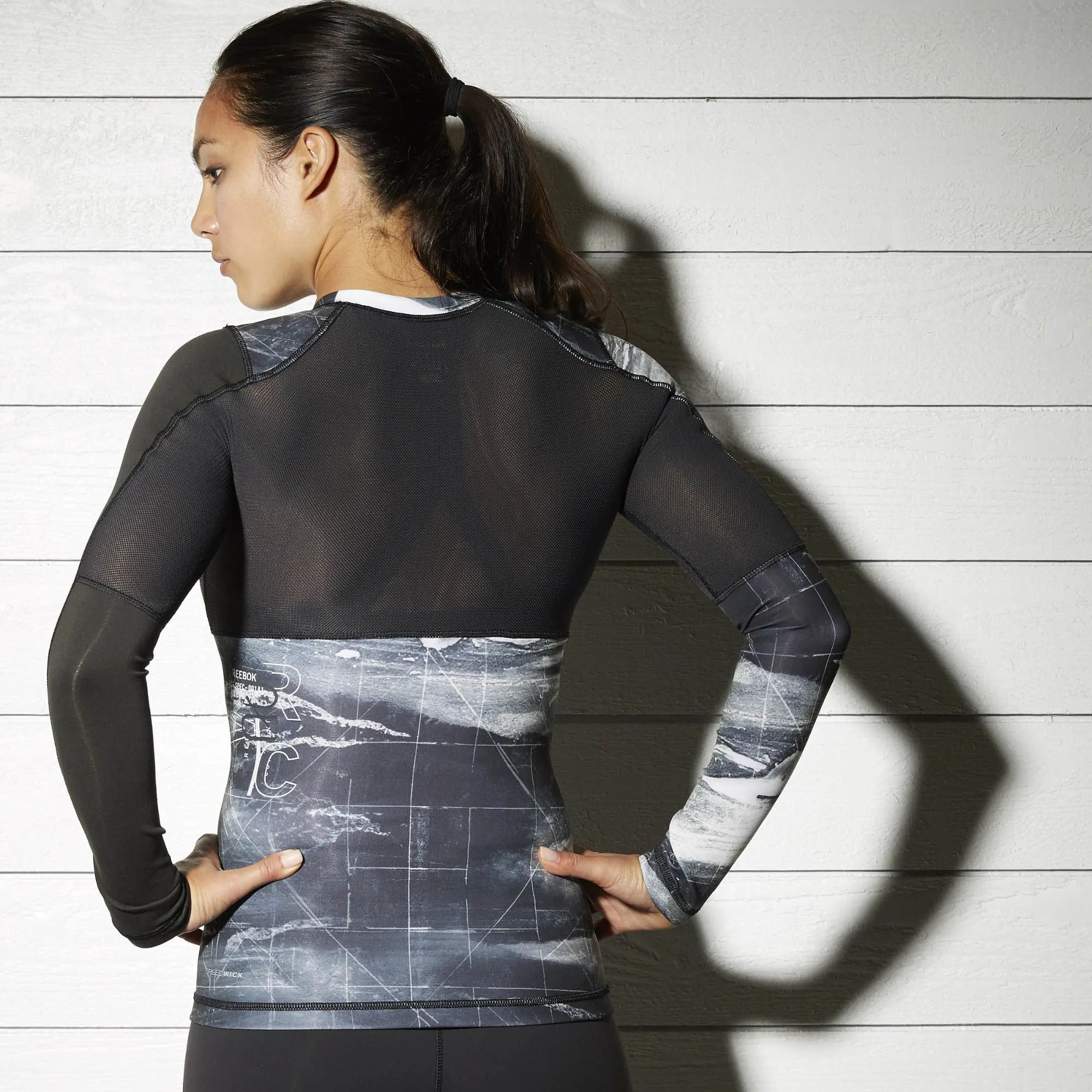 Reebok Women's Combat Longsleeve Rashguard sold by Zulily product image thumbnail 2