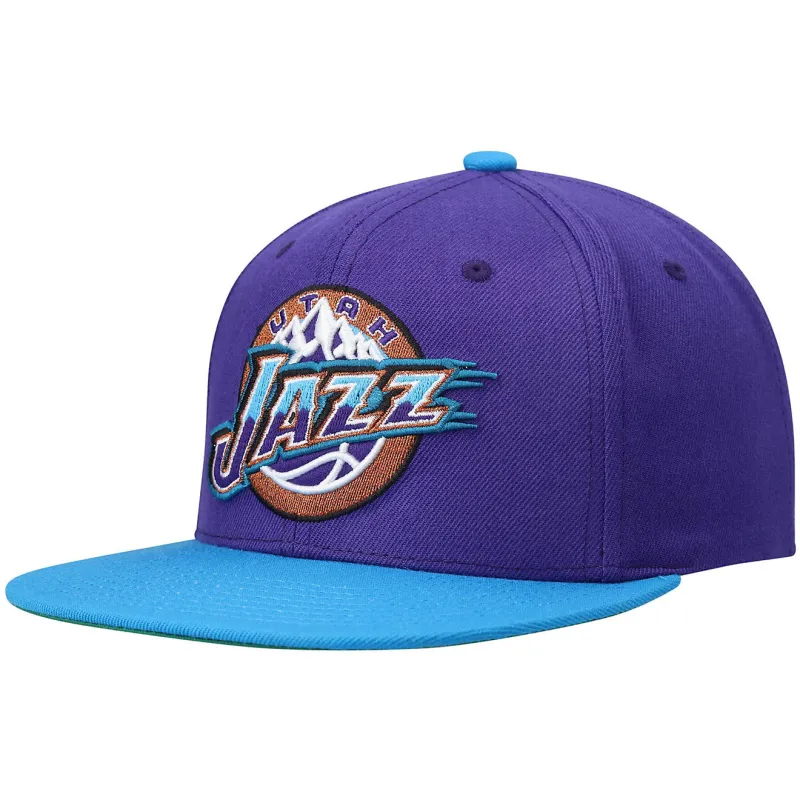 Mitchell & Ness Men's NBA Team 2 Tone 2.0 Snapback Hwc Jazz Snapback Caps sold by Zulily