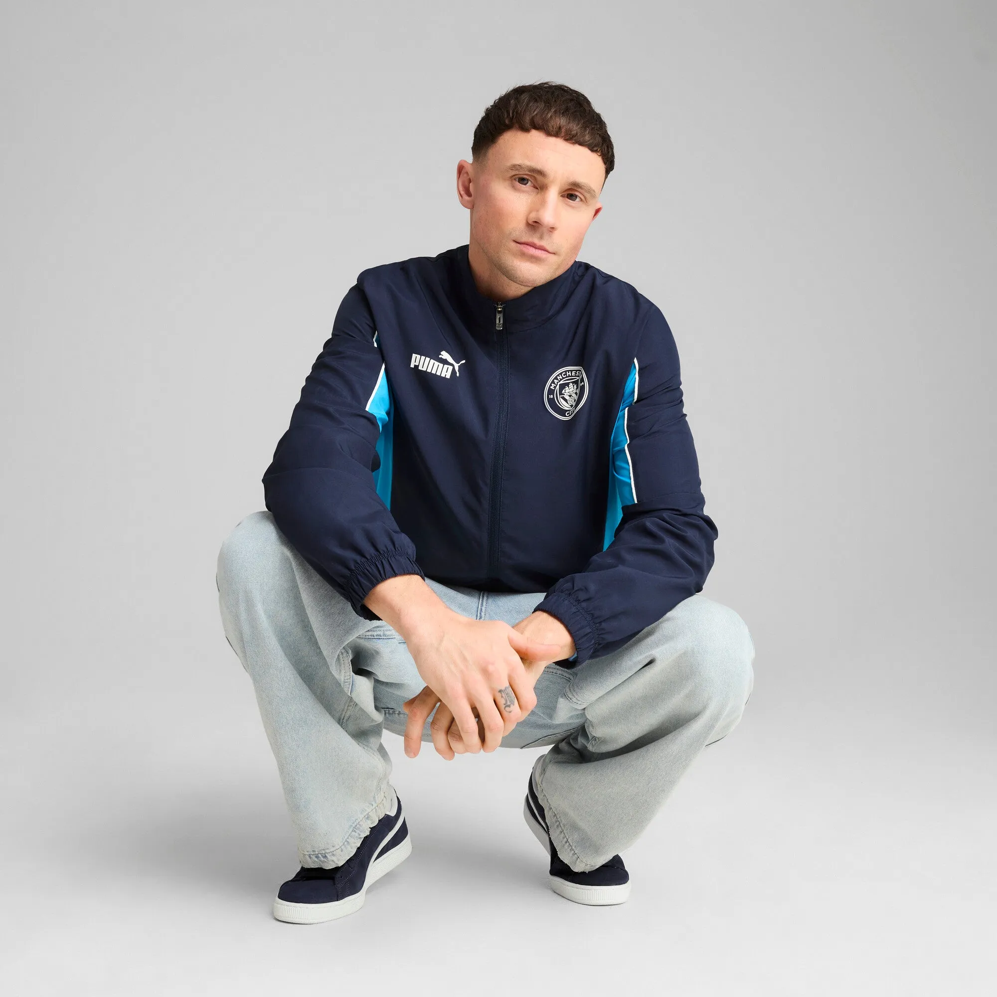 Puma Men's Mcfc Ftblarchive Jacket Jackets sold by Zulily product image thumbnail 5