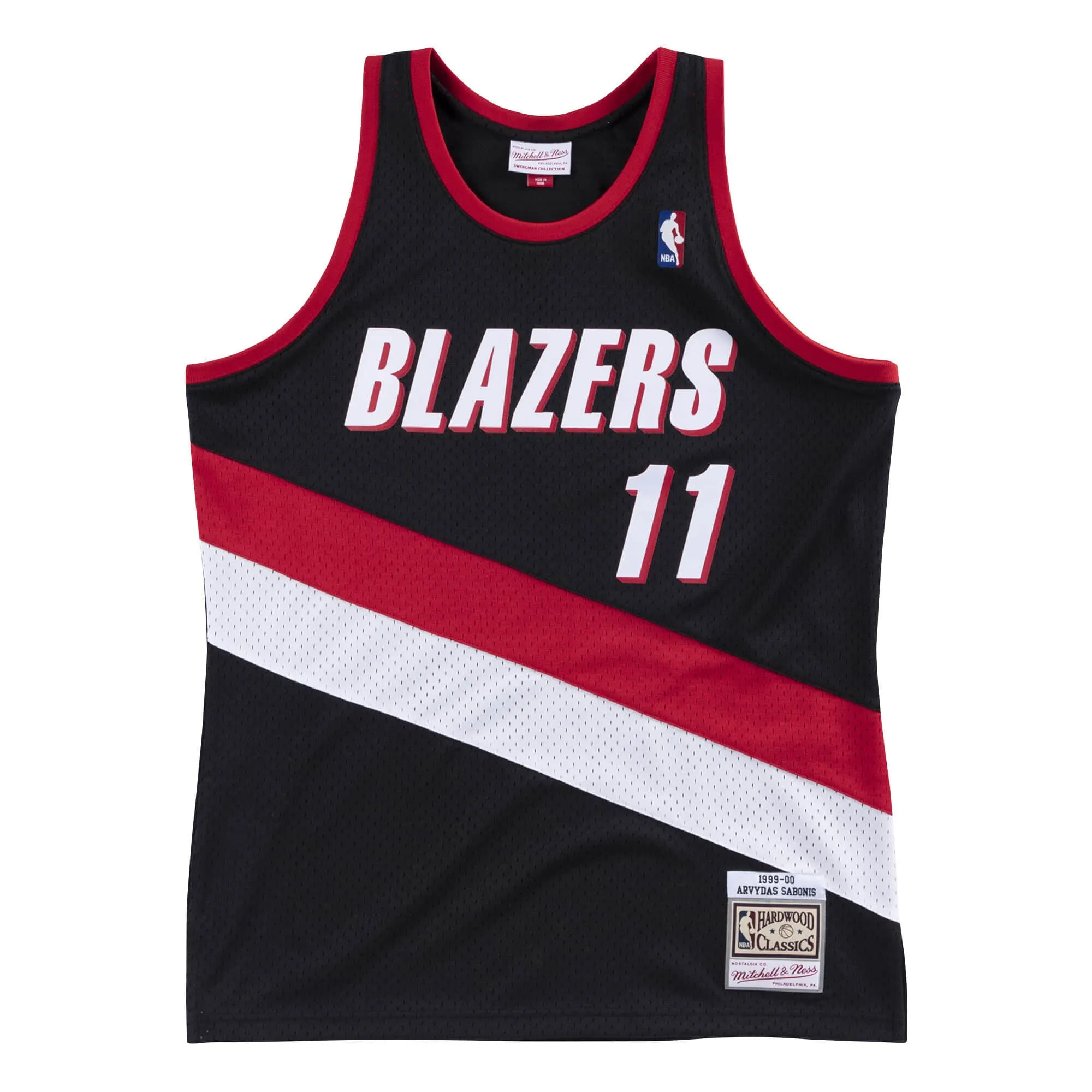 Mitchell & Ness NBA Swingman Road Jersey Trail Blazers 99 Arvydas Sabonis sold by Zulily