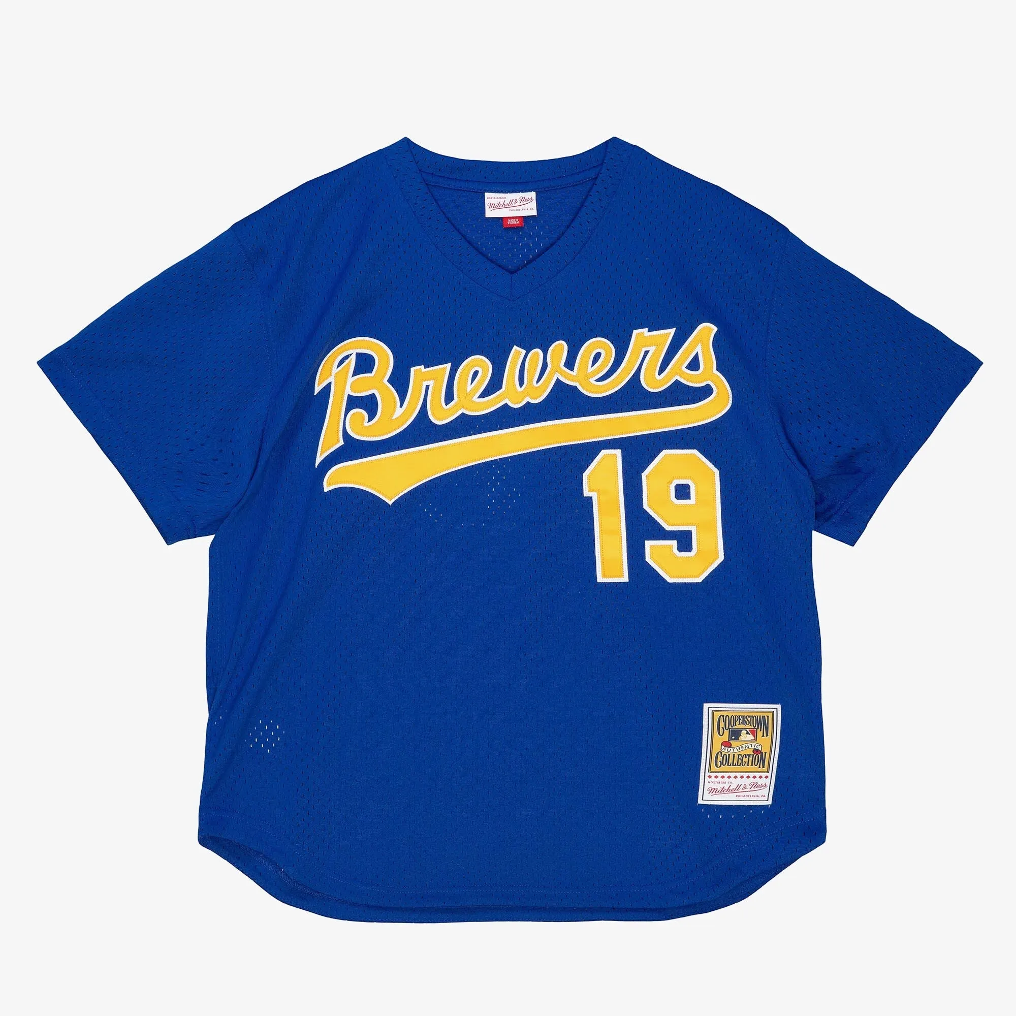 Mitchell & Ness Men's MLB Authentic Bp Jersey - Brewers 1991 Robin Yount Jerseys sold by Zulily