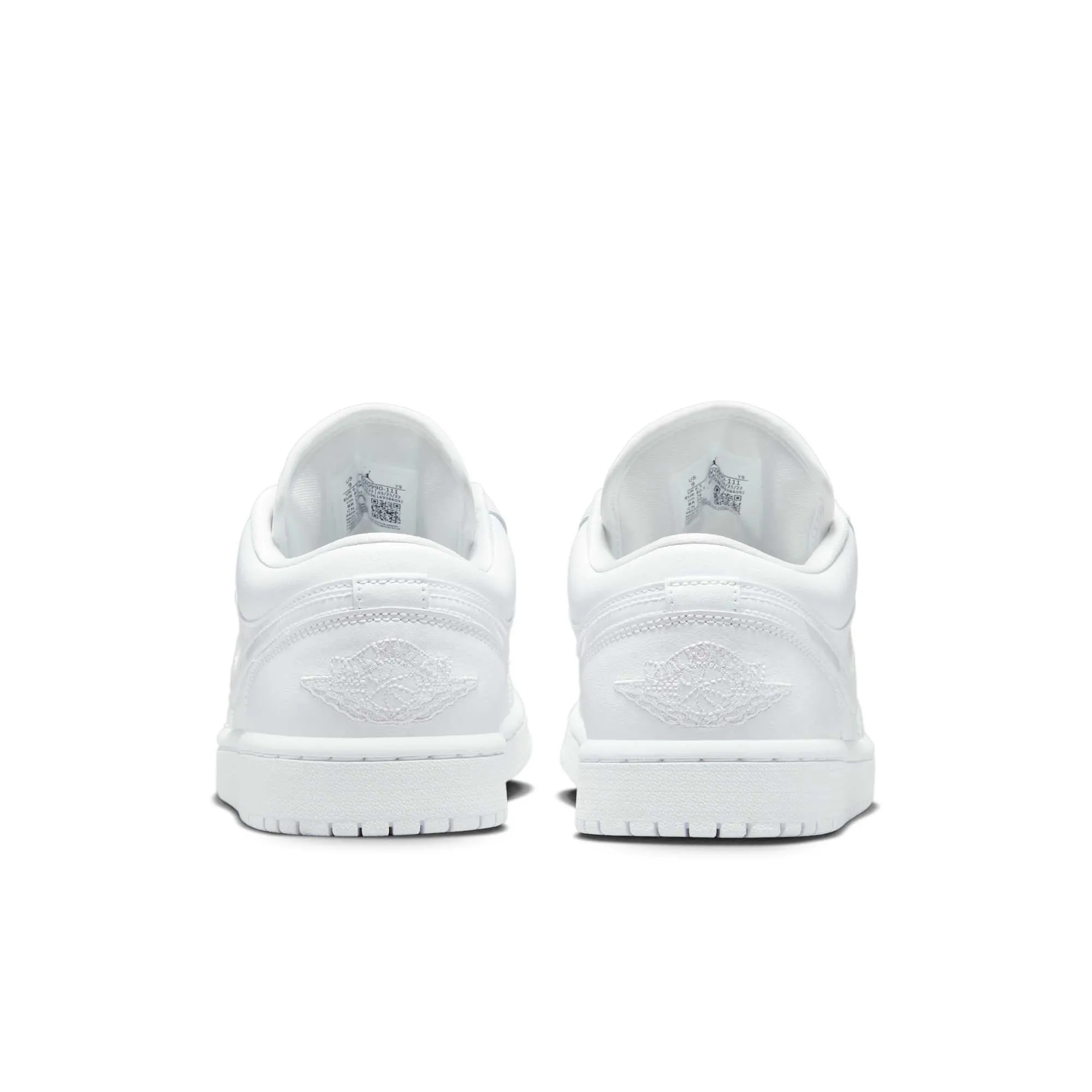 Air Jordan Women's Retro 1 Low Triple White 2022 Sneakers sold by Zulily product image thumbnail 4