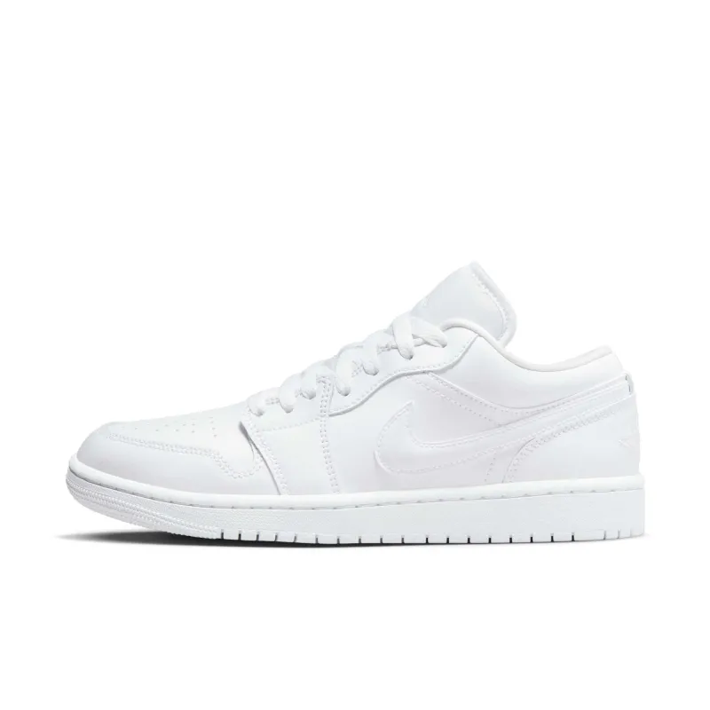 Air Jordan Women's Retro 1 Low Triple White 2022 Sneakers sold by Zulily