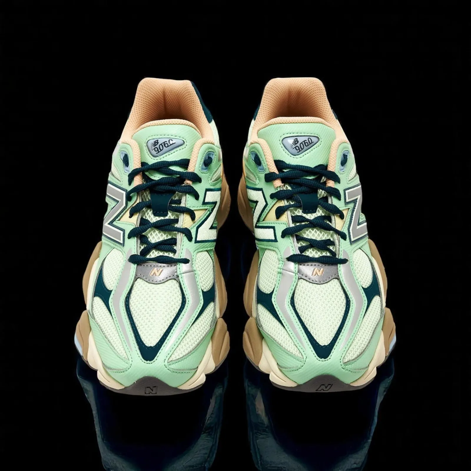 New Balance Men's 9060 'Sweetgrass Deep Ocean' Sneakers sold by Zulily product image thumbnail 3