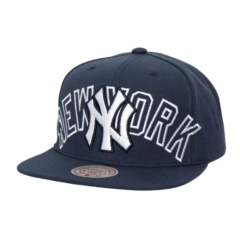 Mitchell & Ness Men's MLB Full Frontal Snapback Yankees Snapback Caps sold by Zulily