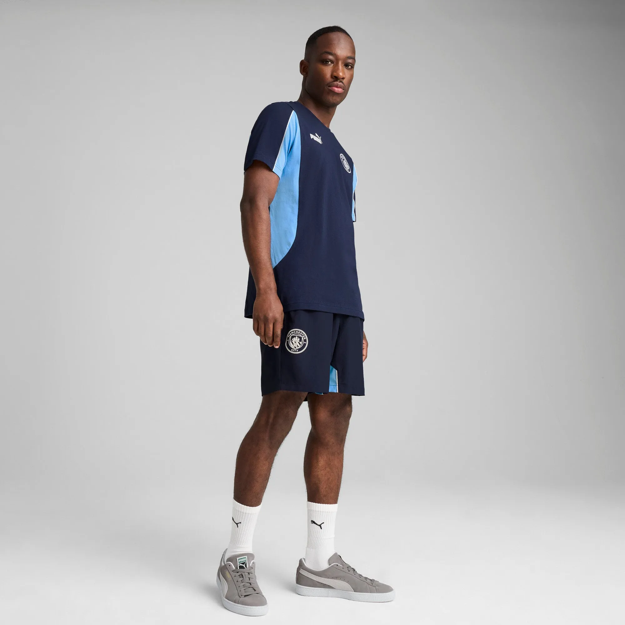 Puma Men's Mcfc Ftblarchive Short Shorts sold by Zulily product image thumbnail 5