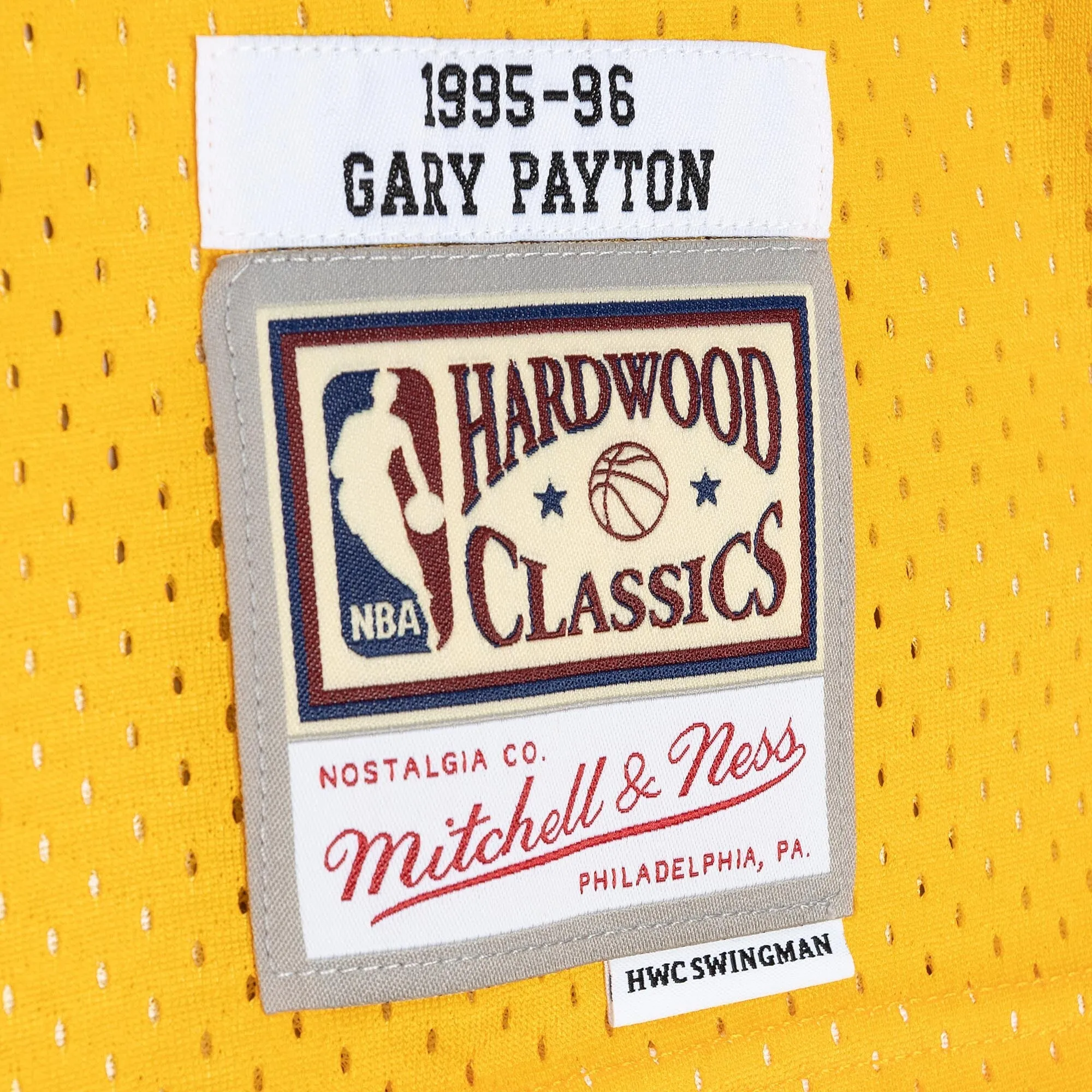 Mitchell & Ness NBA Split Swingman Jersey Seattle Supersonics 1995 Gary Payton Jerseys sold by Zulily product image thumbnail 4