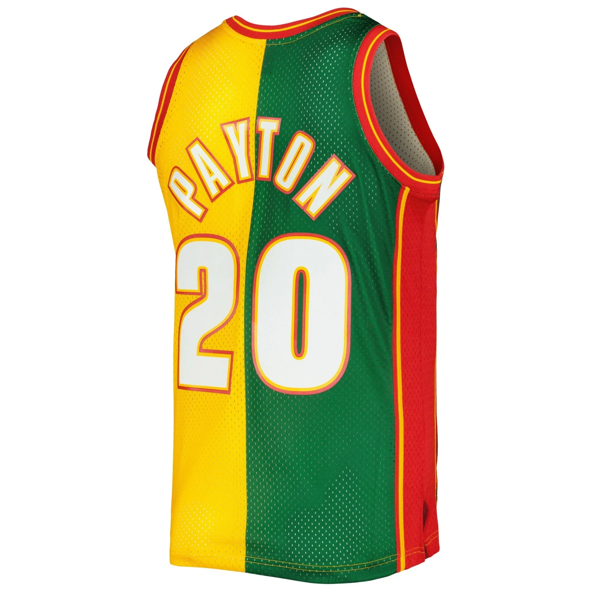 Mitchell & Ness NBA Split Swingman Jersey Seattle Supersonics 1995 Gary Payton Jerseys sold by Zulily product image thumbnail 3