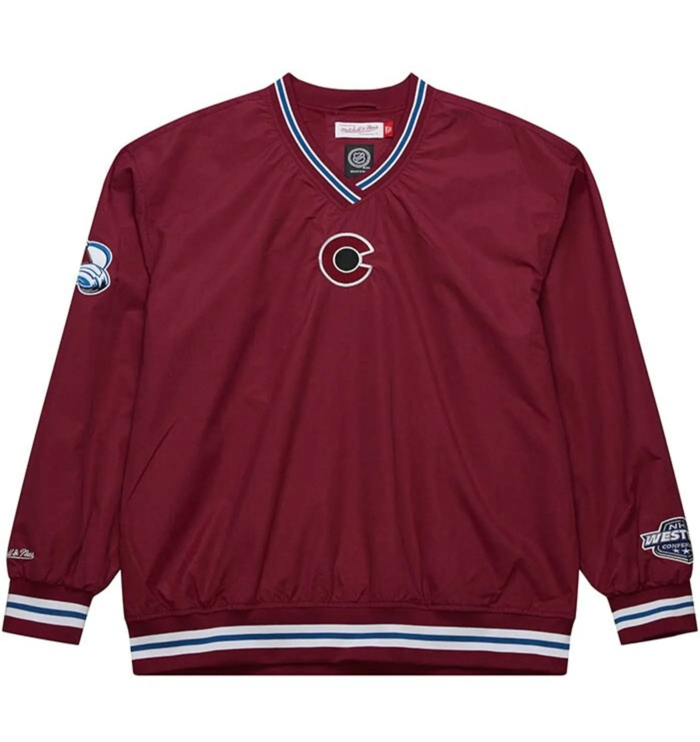 Mitchell & Ness Men's NHL Classic Nylon Pullover Current Logo Avalanche Pullovers sold by Zulily