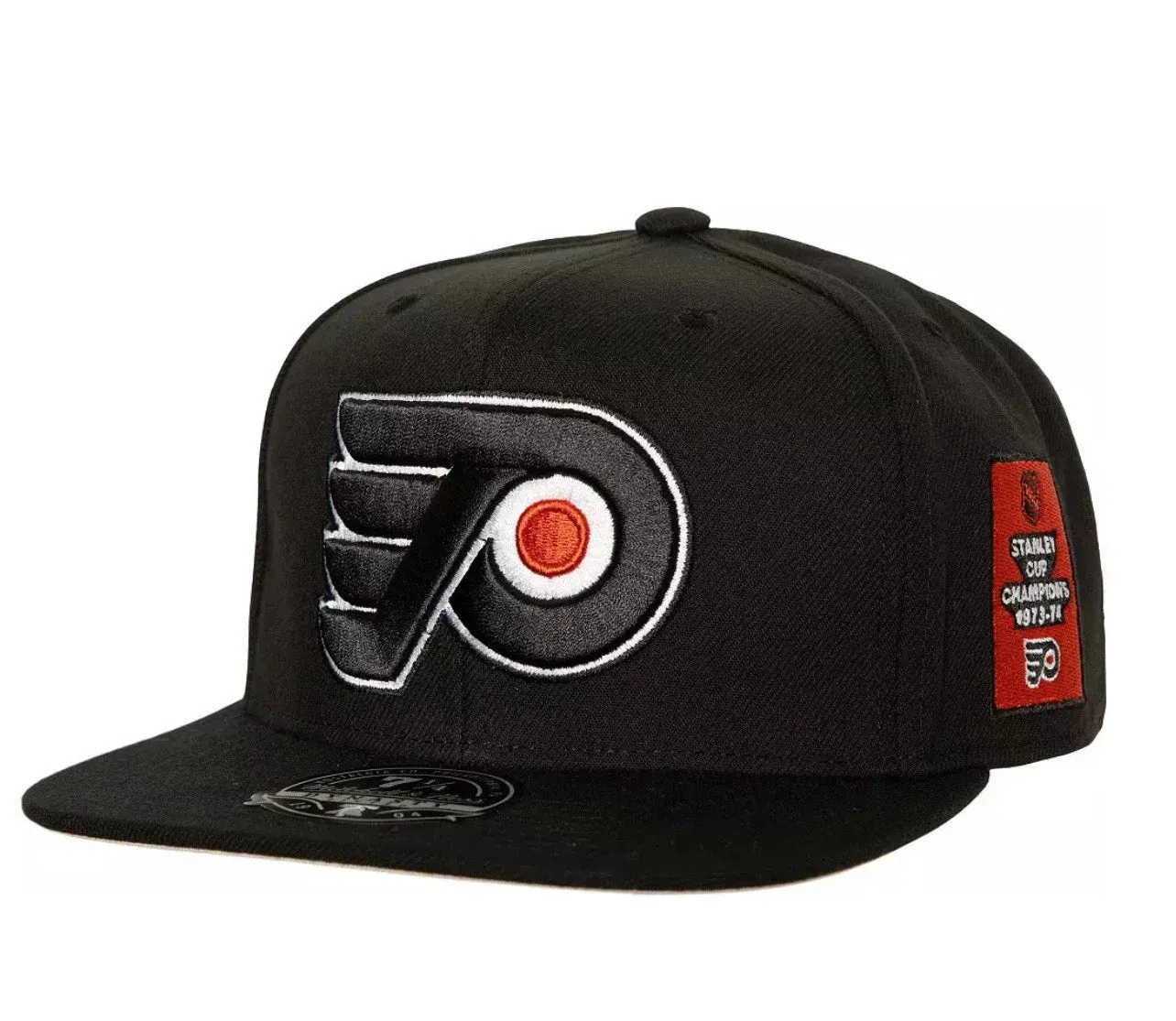 Mitchell & Ness Men's NHL Side Patch Fitted Flyers Fitted Caps sold by Zulily
