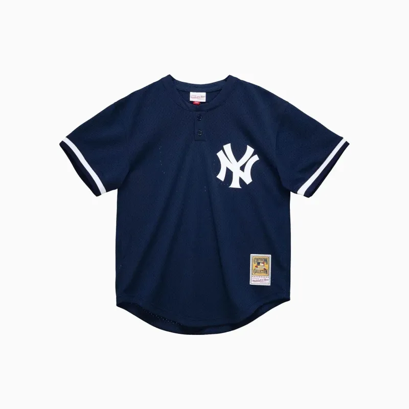 Mitchell & Ness Men's MLB Authentic Bp Jersey - Pullover Yankees 1995 Derek Jeter sold by Zulily