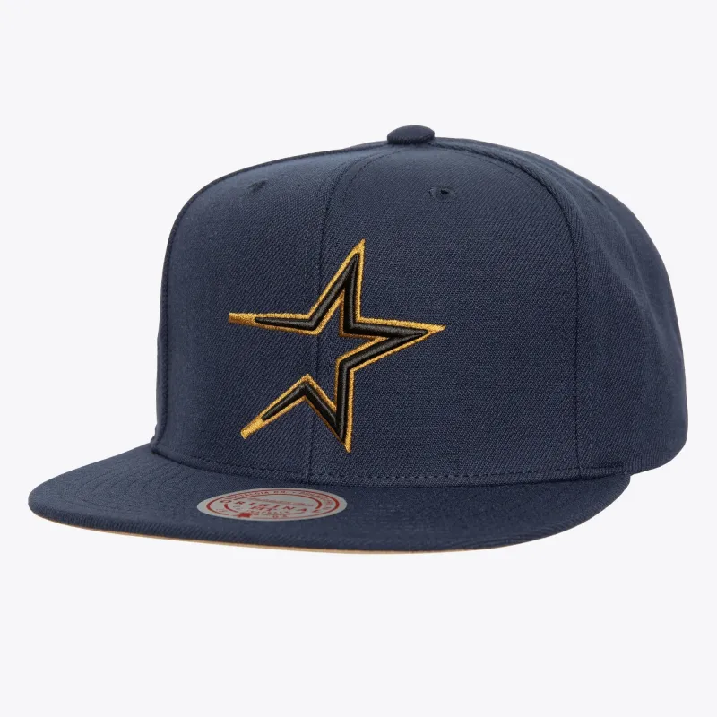 Mitchell & Ness Men's MLB Logo Eclipse Snapback Coop Astros Snapback Caps sold by Zulily