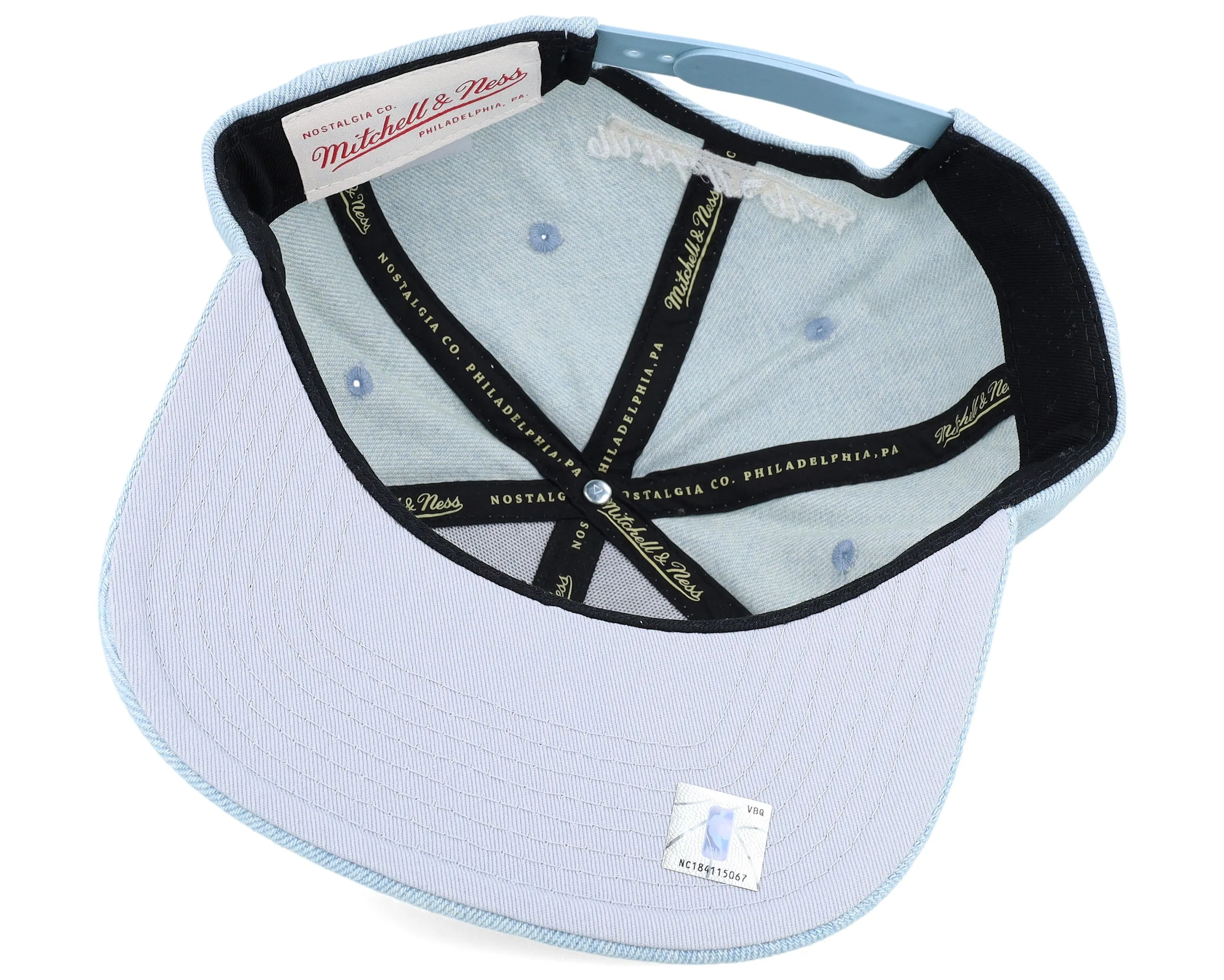 Mitchell & Ness Men's NBA Denim Stitcher Snapback Lakers Snapback Caps sold by Zulily product image thumbnail 4