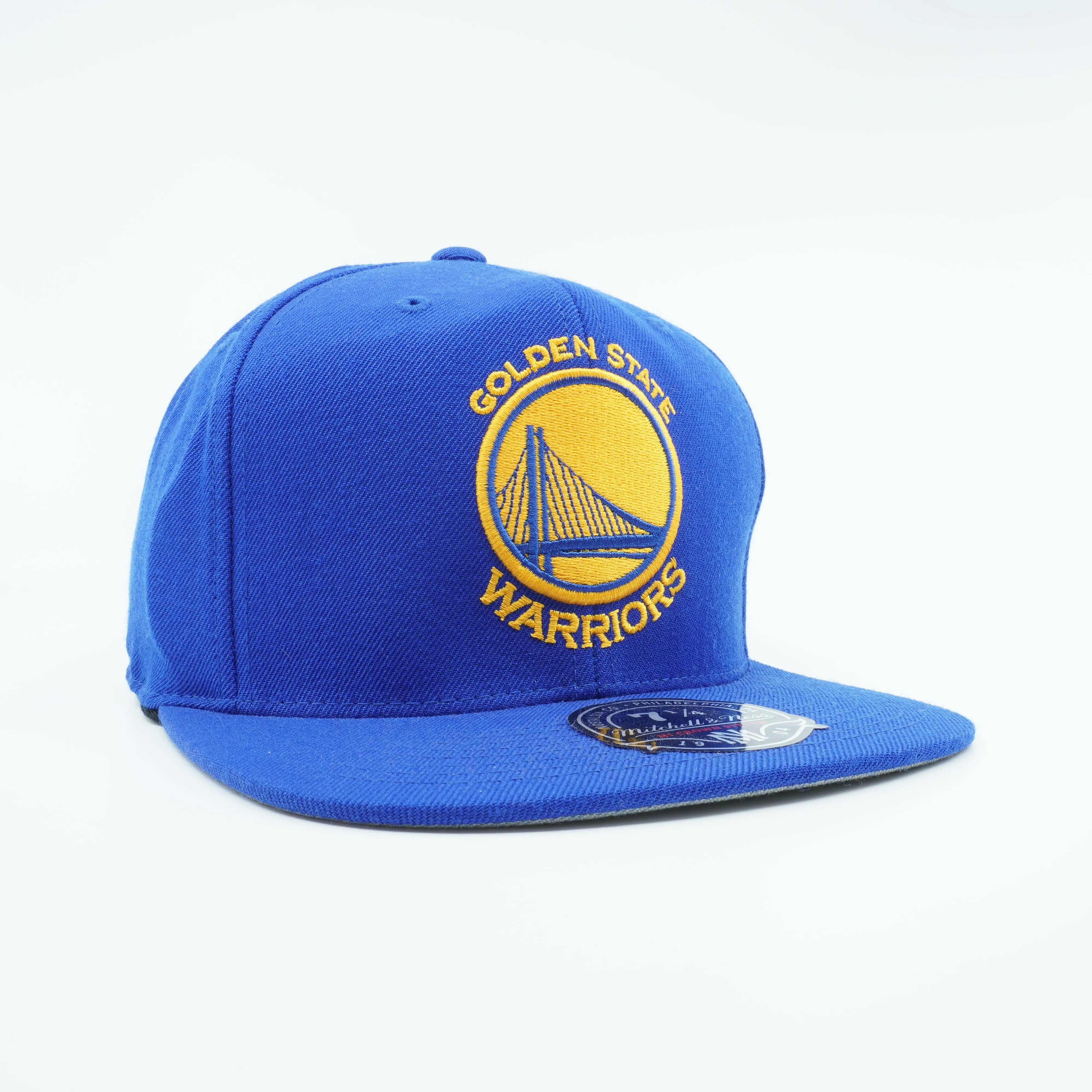 Mitchell & Ness Men's NBA Golden State Warriors Team Solid Hwc Fitted Fitted Caps sold by Zulily product image thumbnail 3