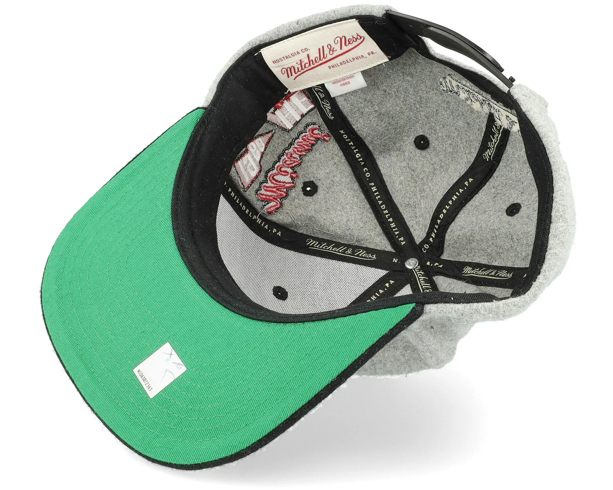 Mitchell & Ness Men's NBA Melton Patch Snapback Hwc Heat Snapback Caps sold by Zulily product image thumbnail 5
