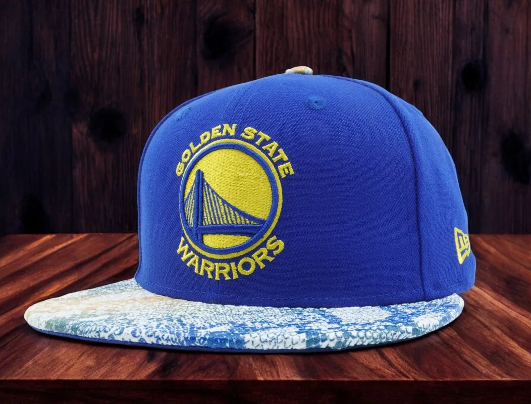 New Era Men's NBA Gs Warriors 950 Snapback Visor Craze Hats made by New Era