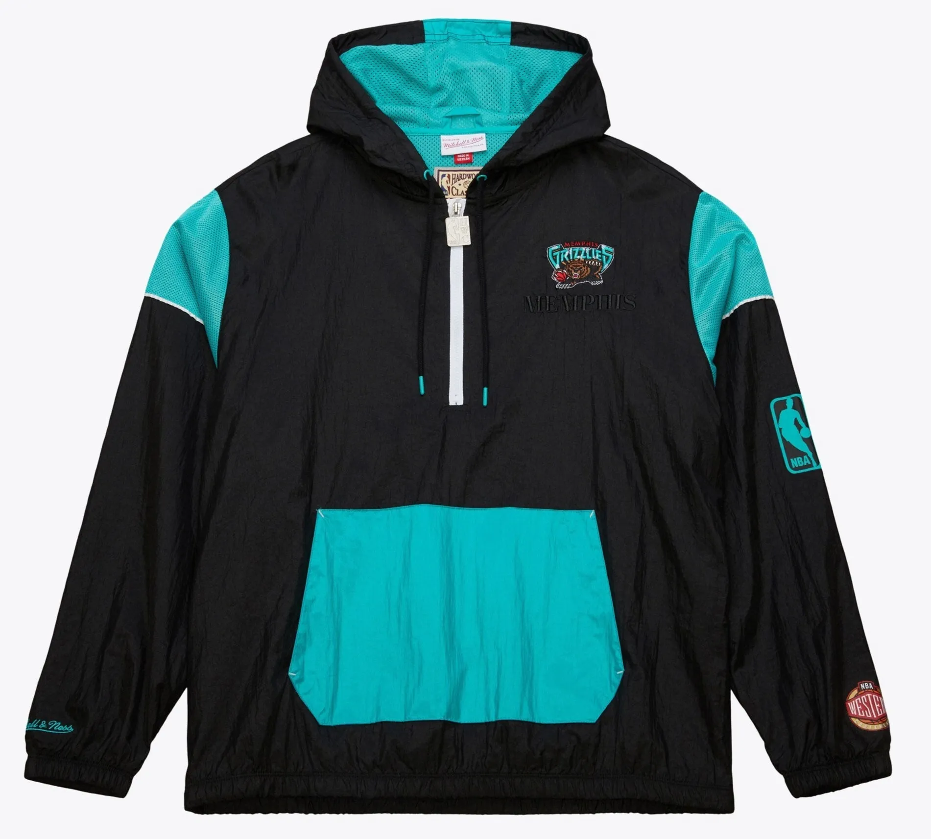 Mitchell & Ness Men's NBA Team Og 3.0 Anorak Vintage Logo Grizzlies sold by Zulily