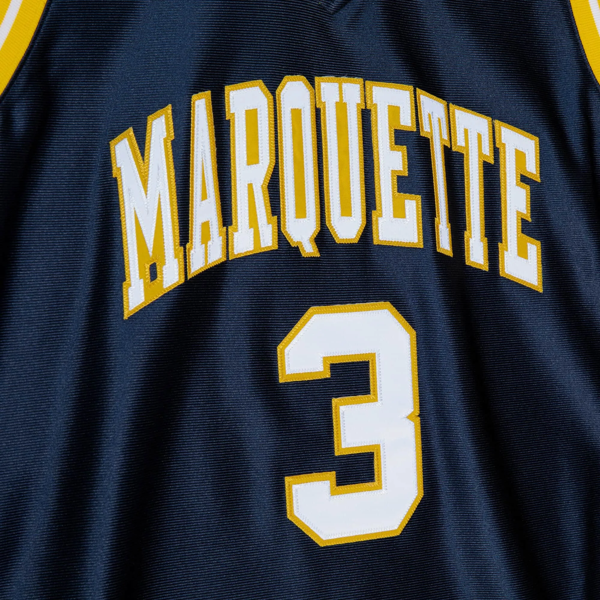 Mitchell & Ness Ncaa Dark Jersey Marquette 2002 Dwyane Wade Jerseys sold by Zulily product image thumbnail 3