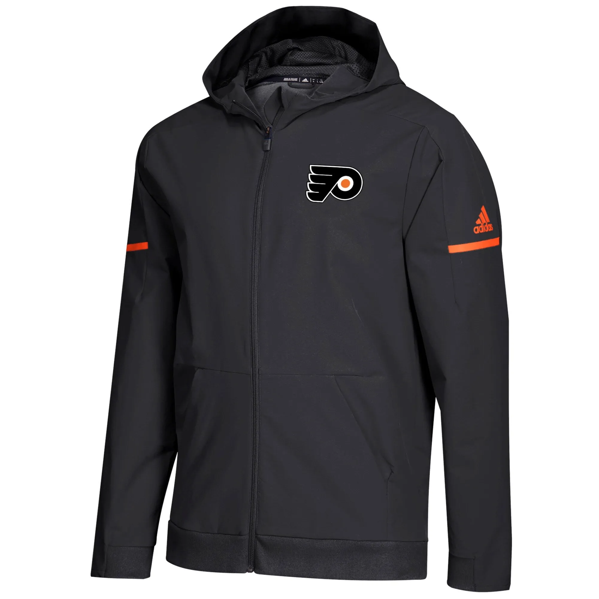 adidas Men's NHL Philadelphia Flyers Woven Full Zip Hoodie Sweaters sold by Zulily product image thumbnail 2