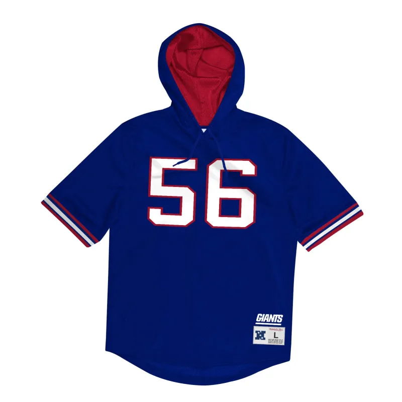 Mitchell & Ness Men's NFL N&N Mesh Ss Hoodie Giants 1990 Lawrence Taylor Hoodies sold by Zulily