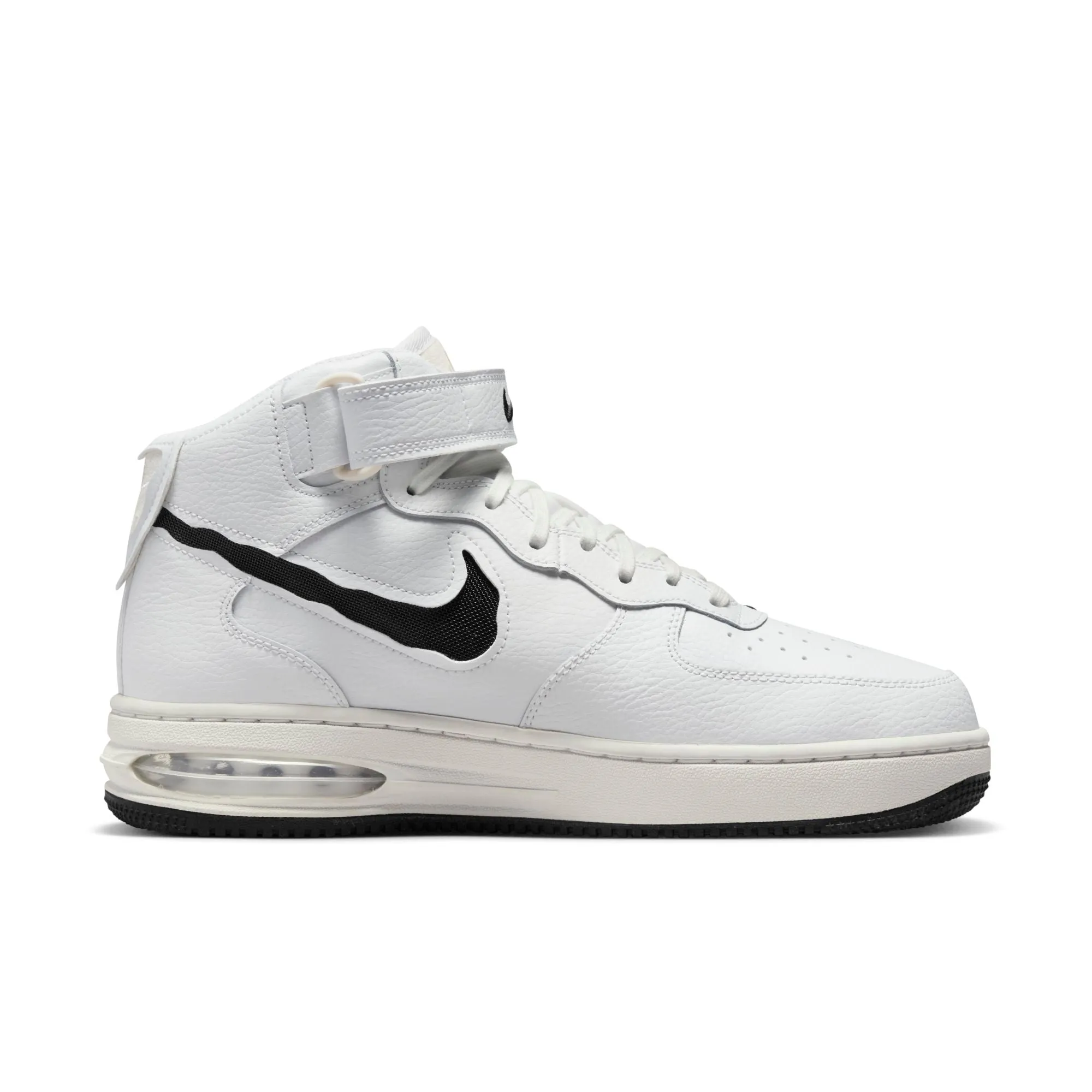 Nike Men's Air Force 1 Mid Evo 'White Black' Sneakers sold by Zulily product image thumbnail 3