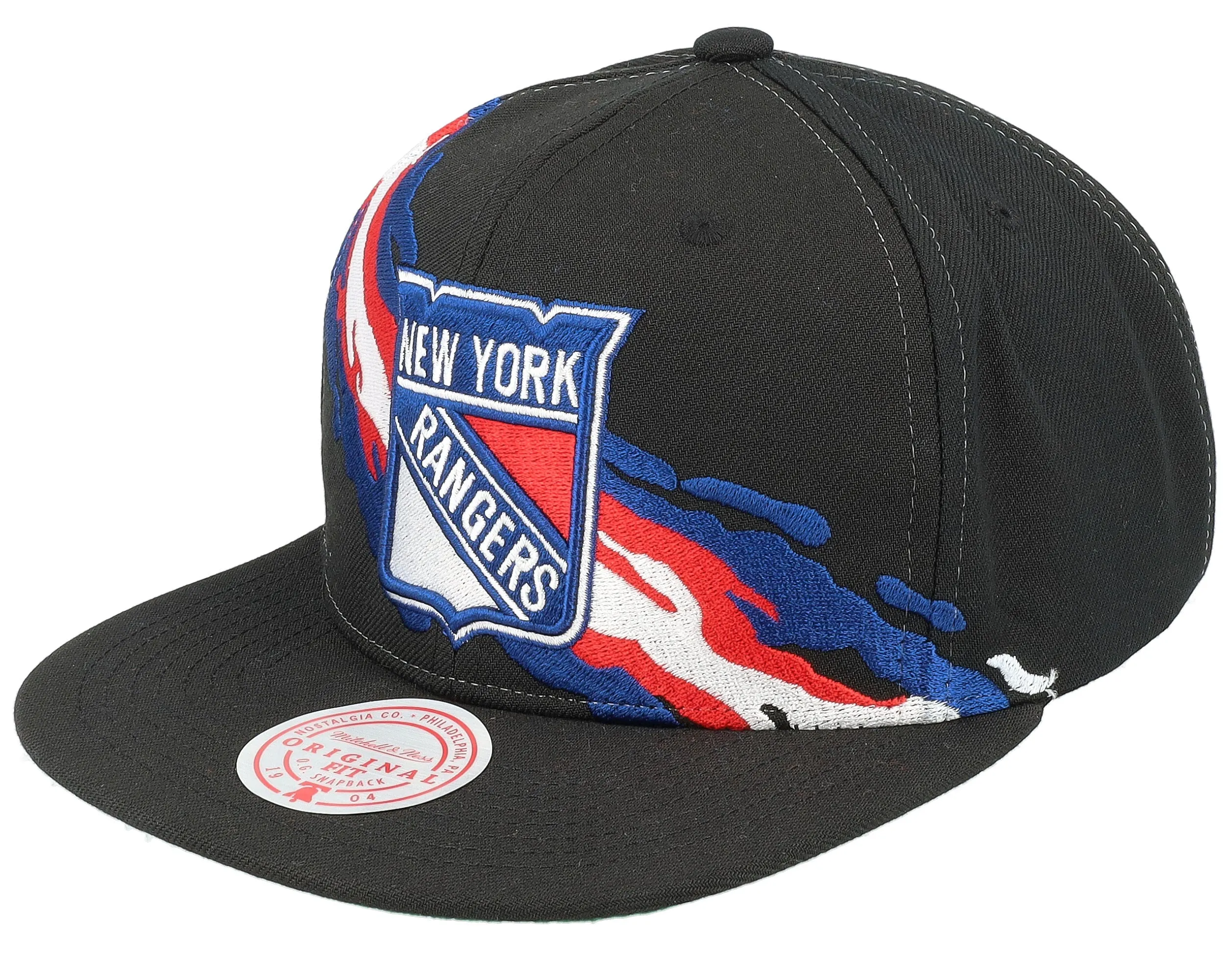 Mitchell & Ness Men's NHL Vintage Paintbrush Snapback Rangers Snapback Caps sold by Zulily product image thumbnail 2