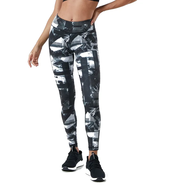 Reebok Women's Workout Ready Myt Aop Tight sold by Zulily