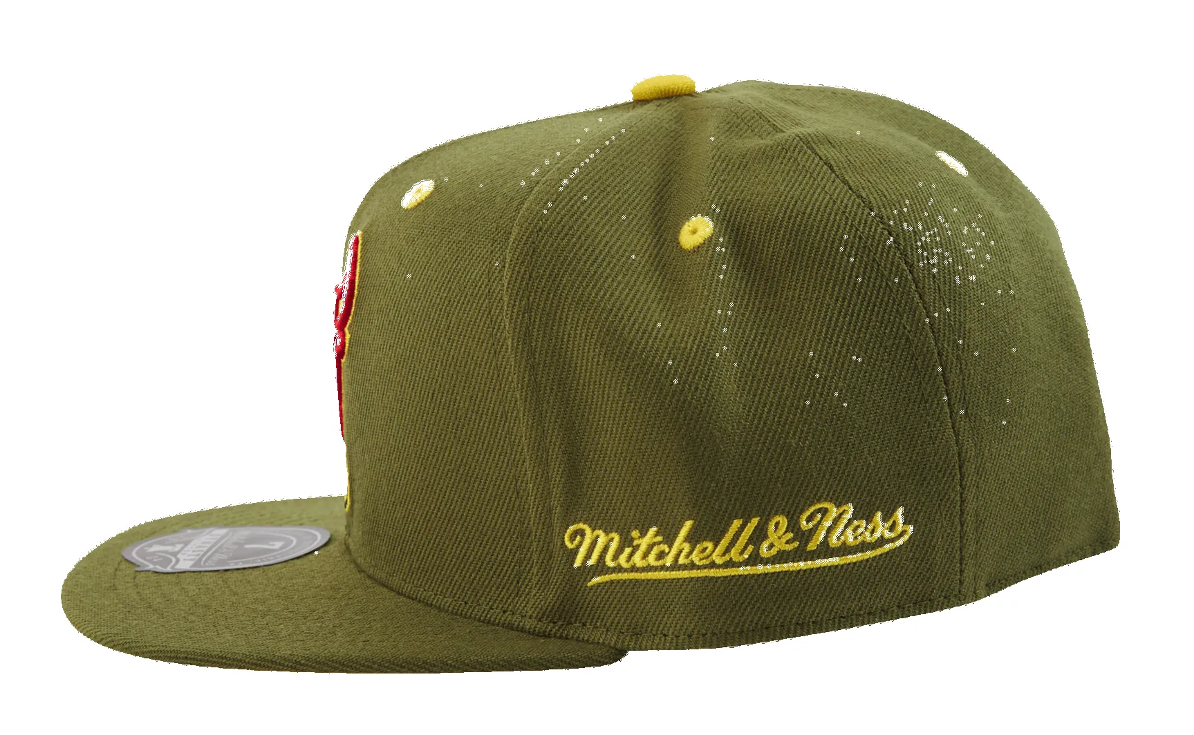 Mitchell & Ness Men's NBA Dusty Olive Fitted Hwc Bulls Fitted Caps sold by Zulily product image thumbnail 4