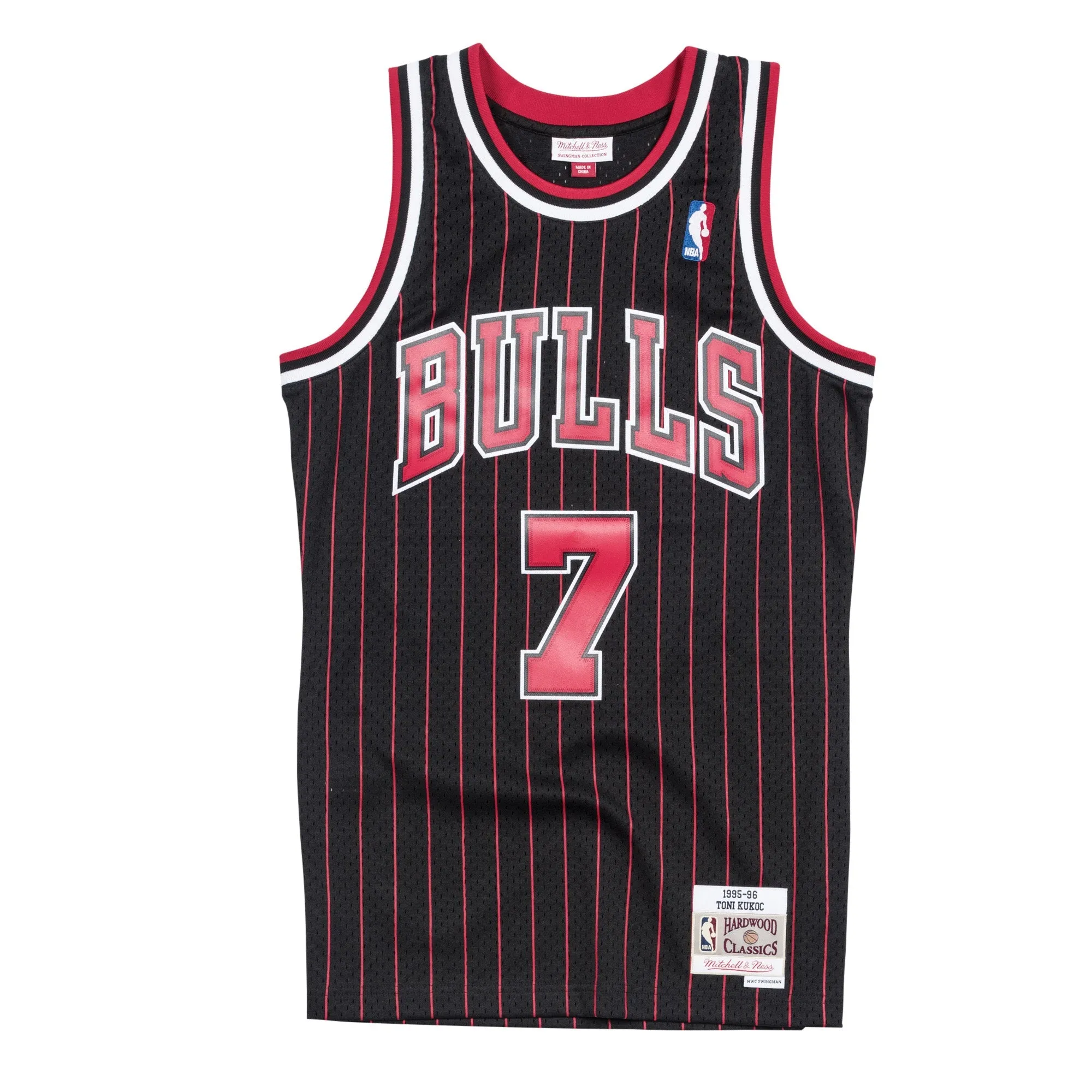 Mitchell & Ness Men's NBA Swingman Jersey Bulls 95-96 Toni Kukoc Jerseys sold by Zulily