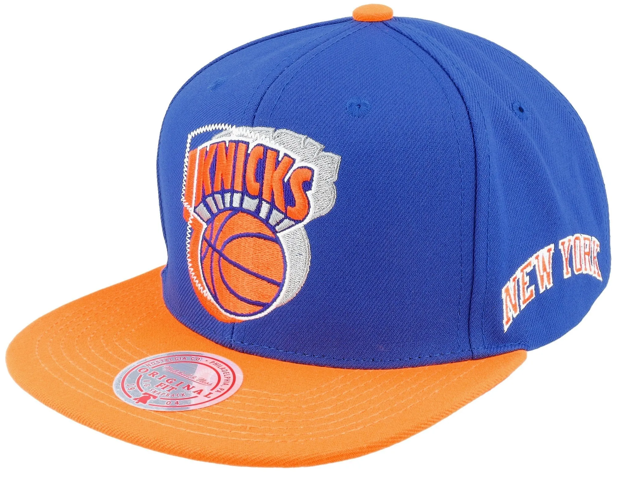 Mitchell & Ness Men's NBA Logo Blur Snapback Hwc Knicks Snapback Caps sold by Zulily
